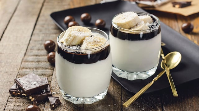 receta mousse chocolate blanco platano