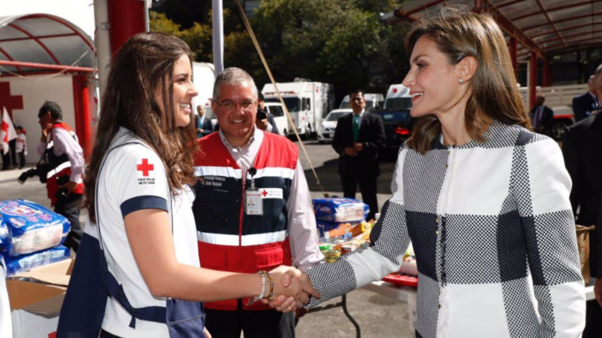 La Reina Letizia comienza su viaje en solitario a México