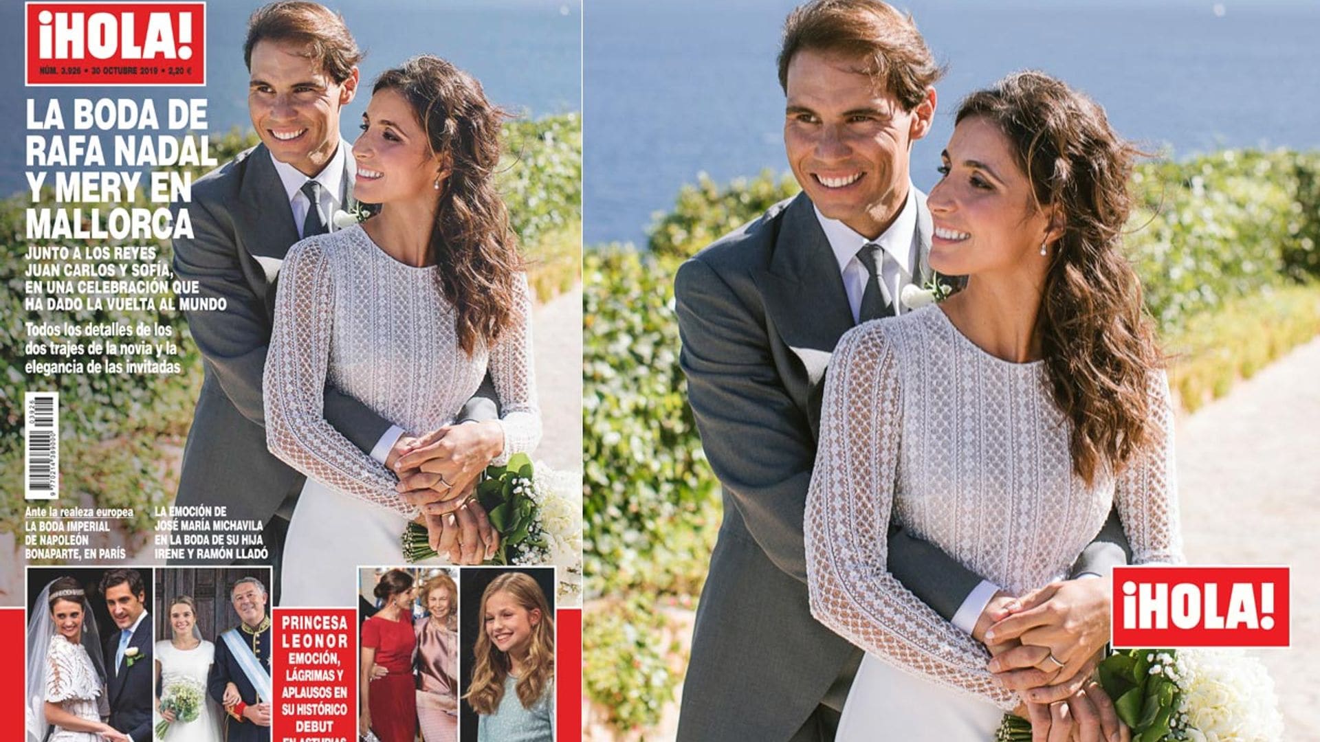 En ¡HOLA!, la boda de Rafa Nadal y Mery en Mallorca