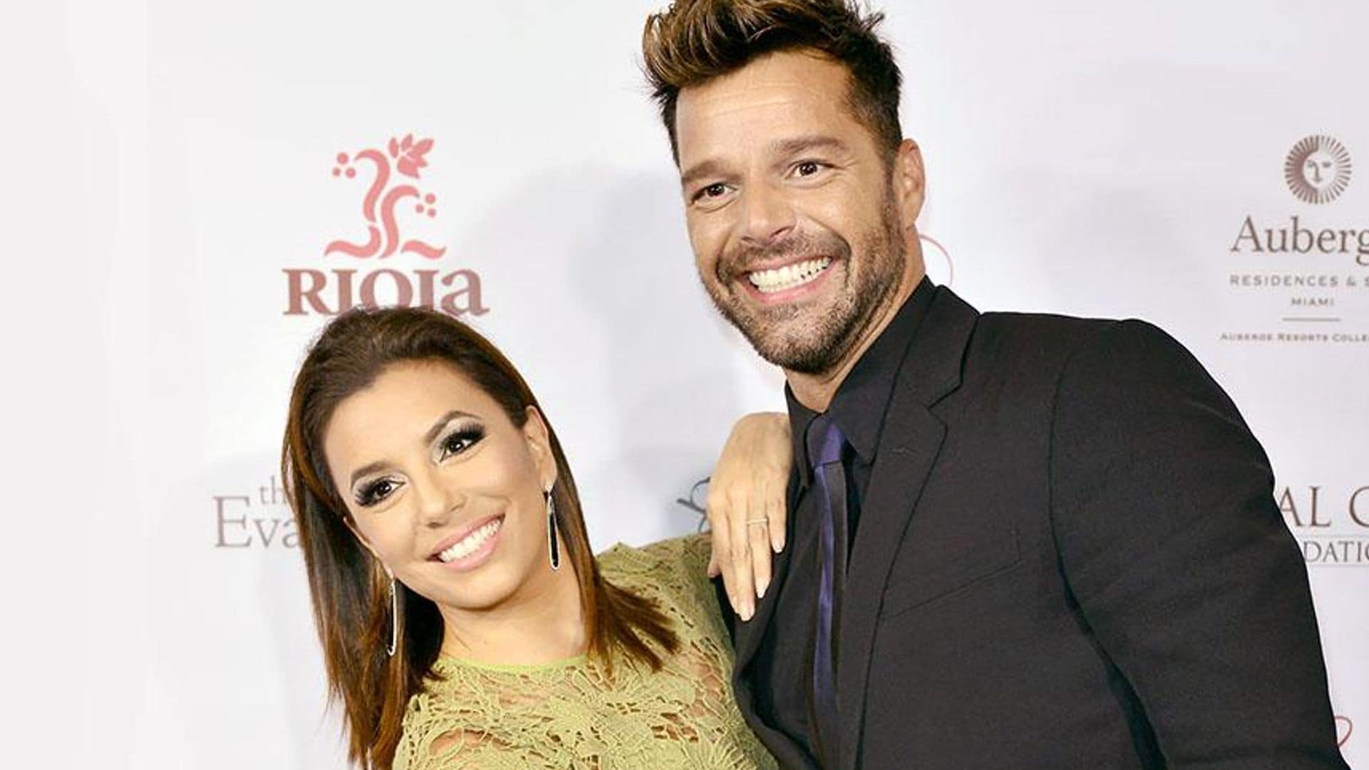 Ricky Martin y Eva Longoria: dos amigos que comparten grandes momentos