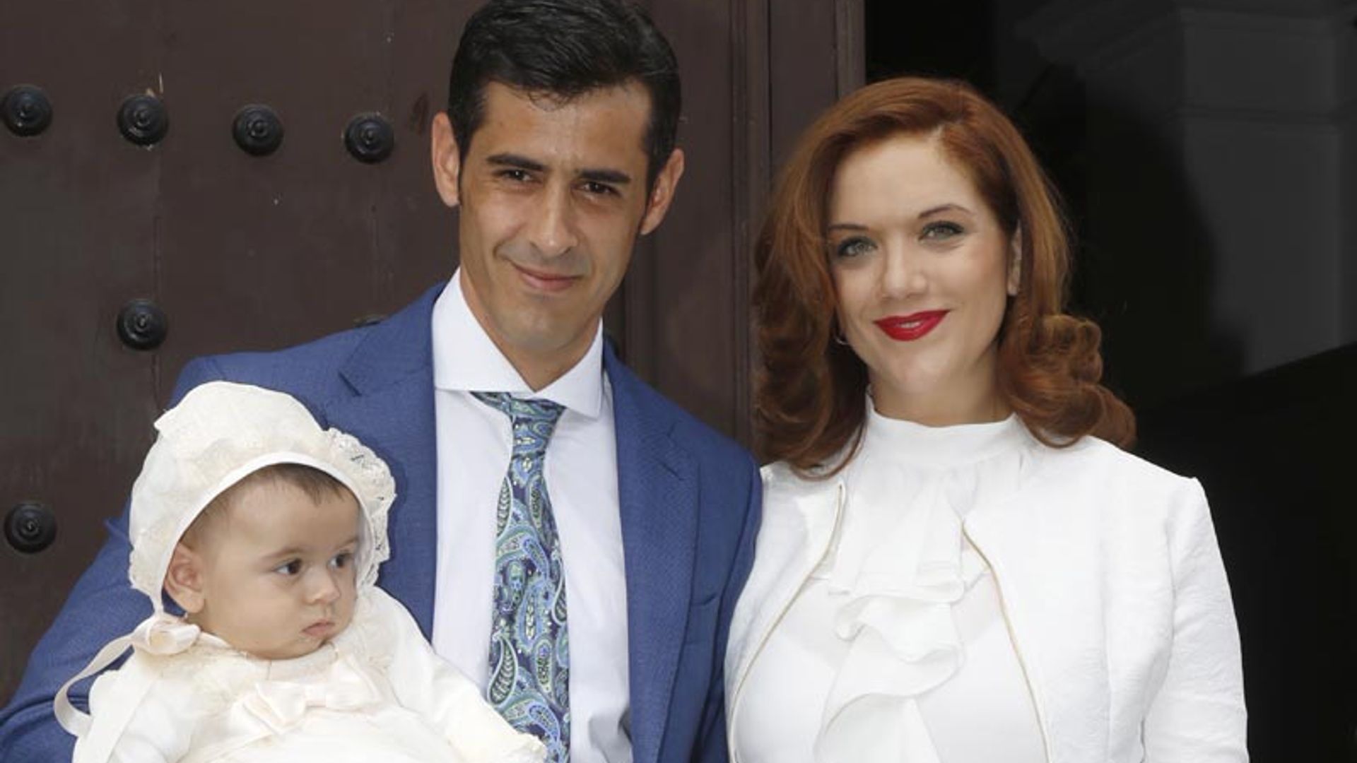 Víctor Janeiro y Beatriz Trapote bautizan a su hijo