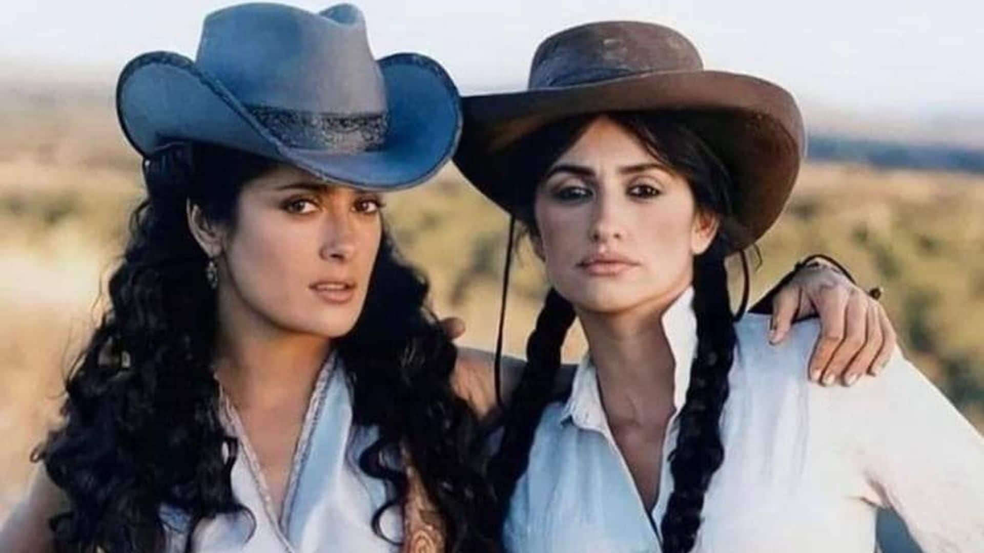 Salma Hayek y Penélope Cruz se unen a la ‘cowboymanía’