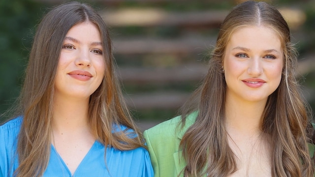 La Princesa Leonor y la infanta Sofía en el encuentro con jóvenes de la Fundación Princesa de Girona el 10 de julio de 2024