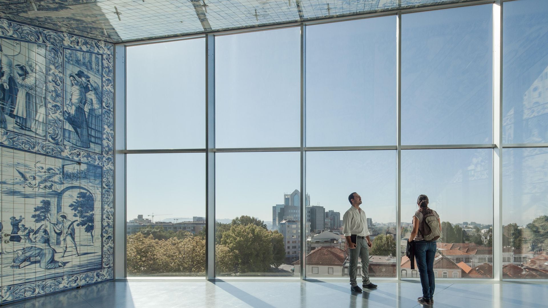 Interior de la Casa da Música, Oporto, Portugal