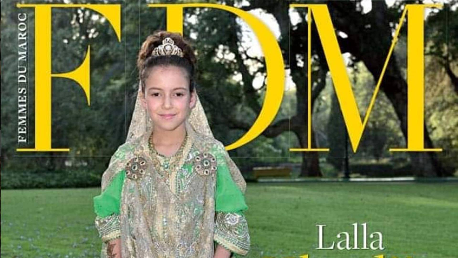 La hija del rey de Marruecos protagoniza la portada de una revista con solo 11 años