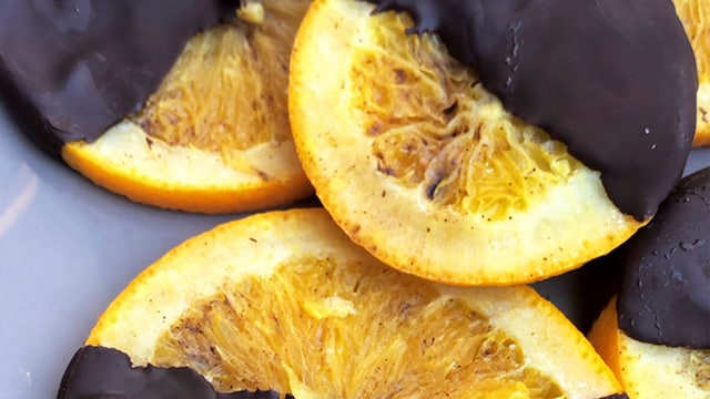 receta naranjas chocolate postres