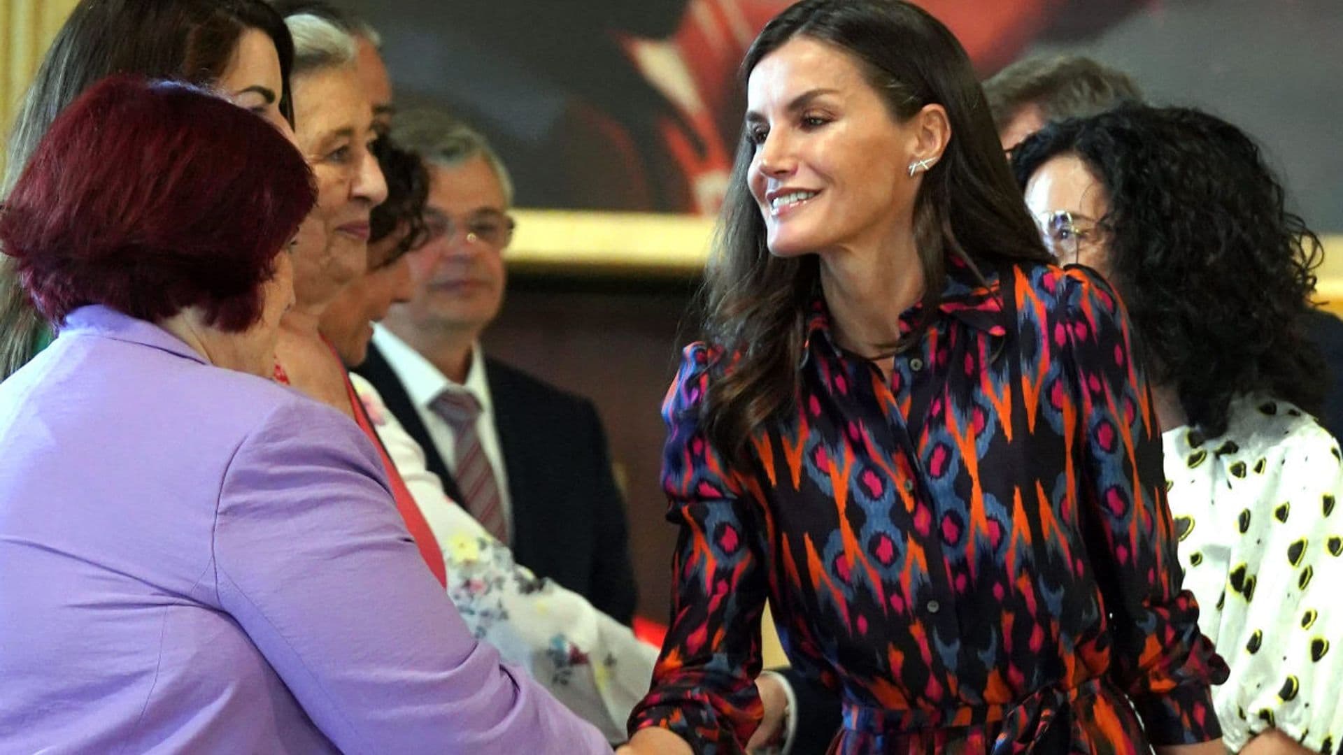 Escucha las palabras en ucraniano que la reina Letizia le ha dedicado al presidente de la Cruz Roja del país