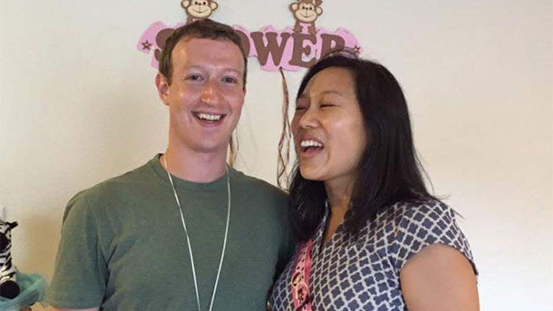 Mark Zuckerberg muestra su lado más espontáneo y divertido en la 'baby shower' de su hija