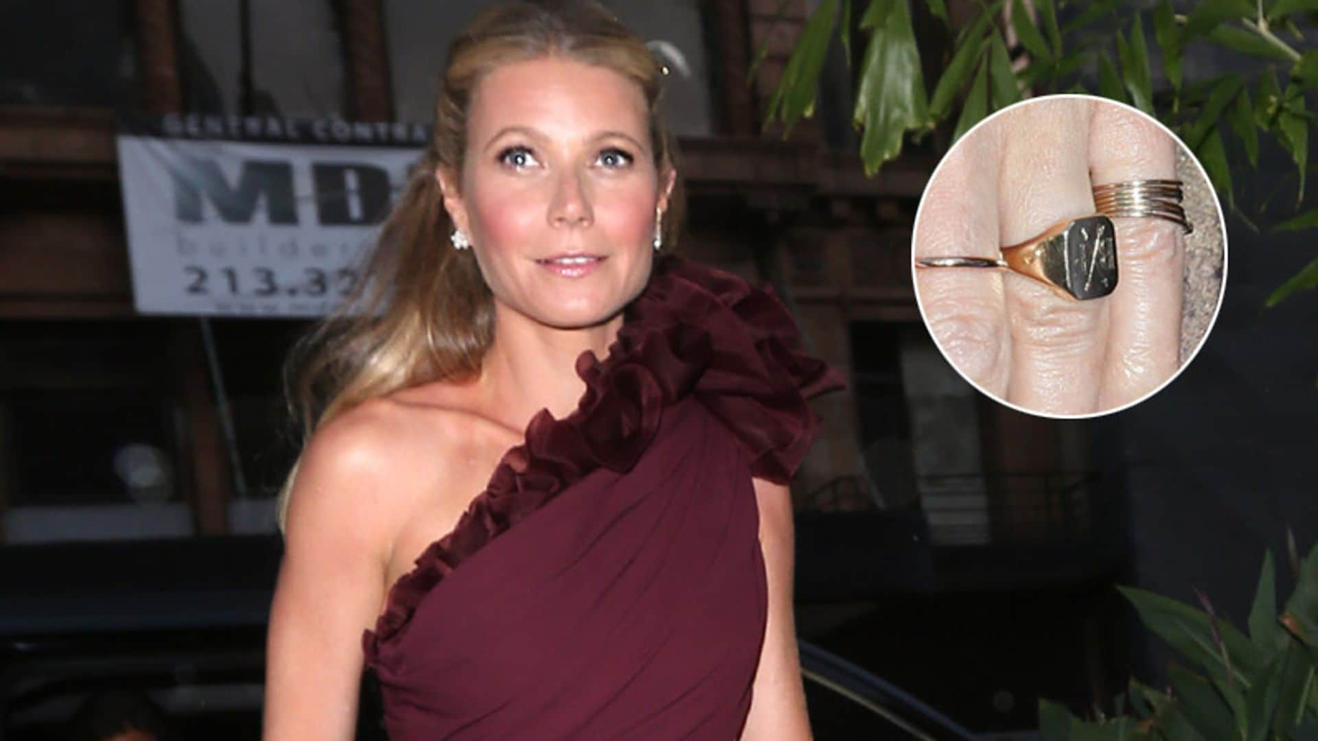 Gwyneth Paltrow y el anillo que aviva el debate de si se ha casado o no