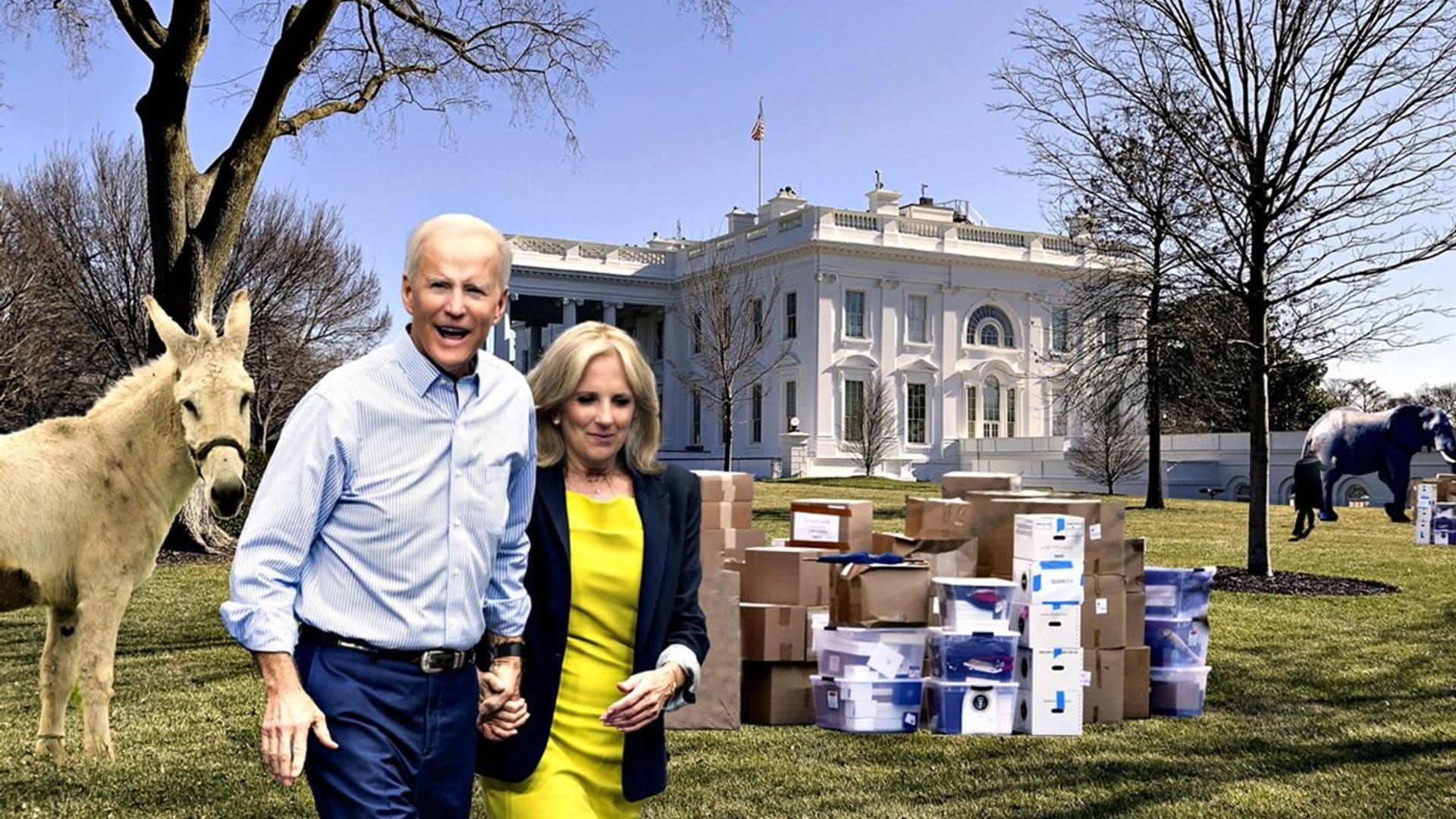 Los Biden y su mudanza exprés a la Casa Blanca: solo tienen cinco horas para ocupar su hogar