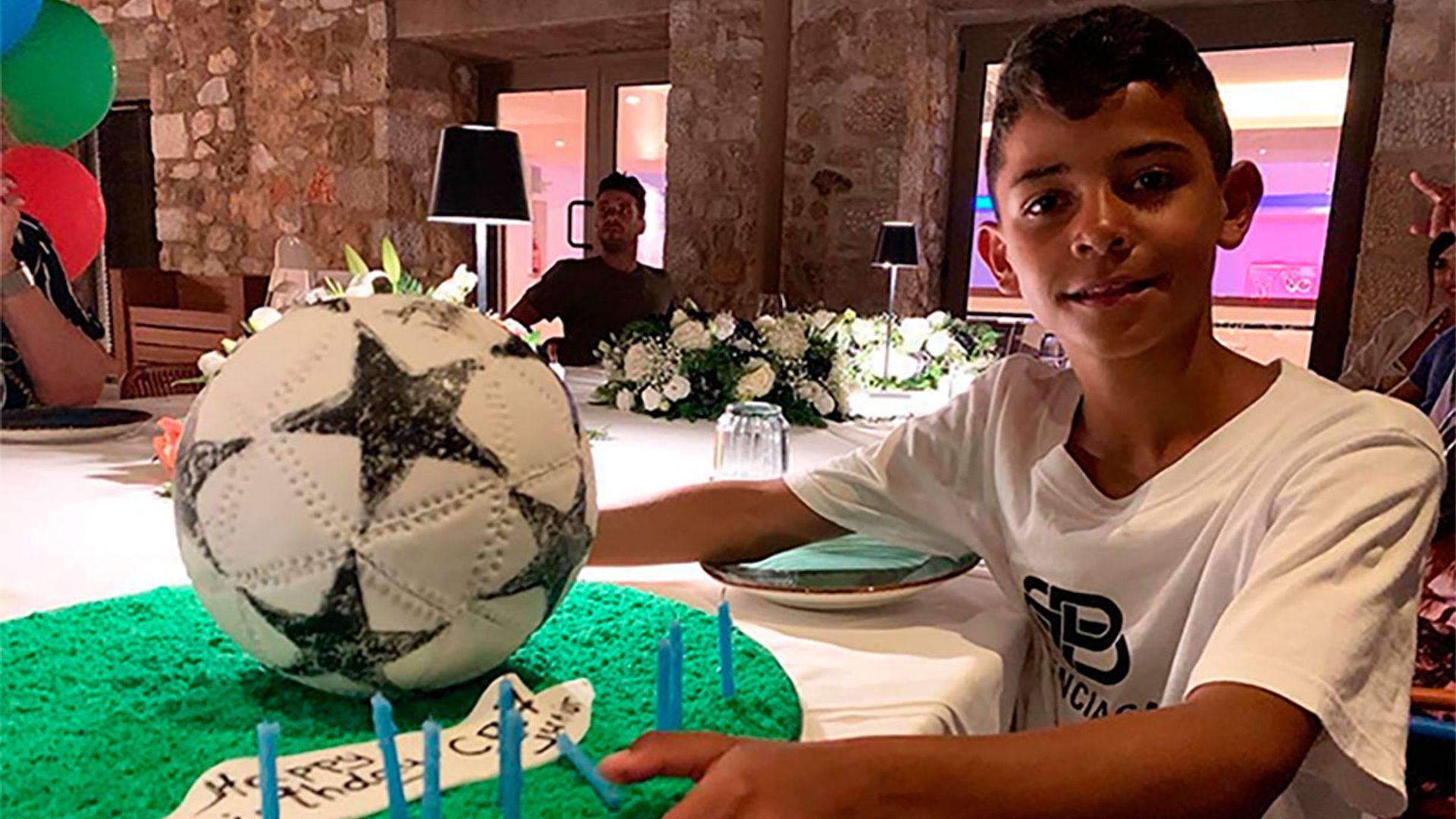 Cristiano Ronaldo celebra el cumple de su hijo mayor en Grecia