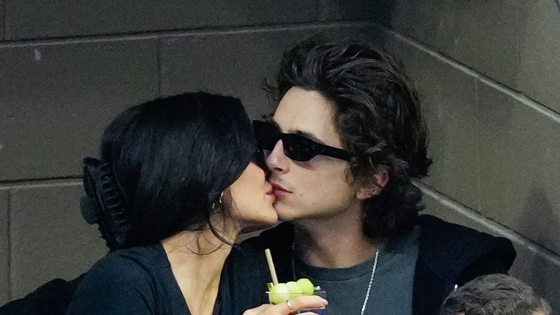 Los besos y arrumacos de Kylie Jenner y Timothée Chalamet, la pareja del momento que ya no esconde su relación