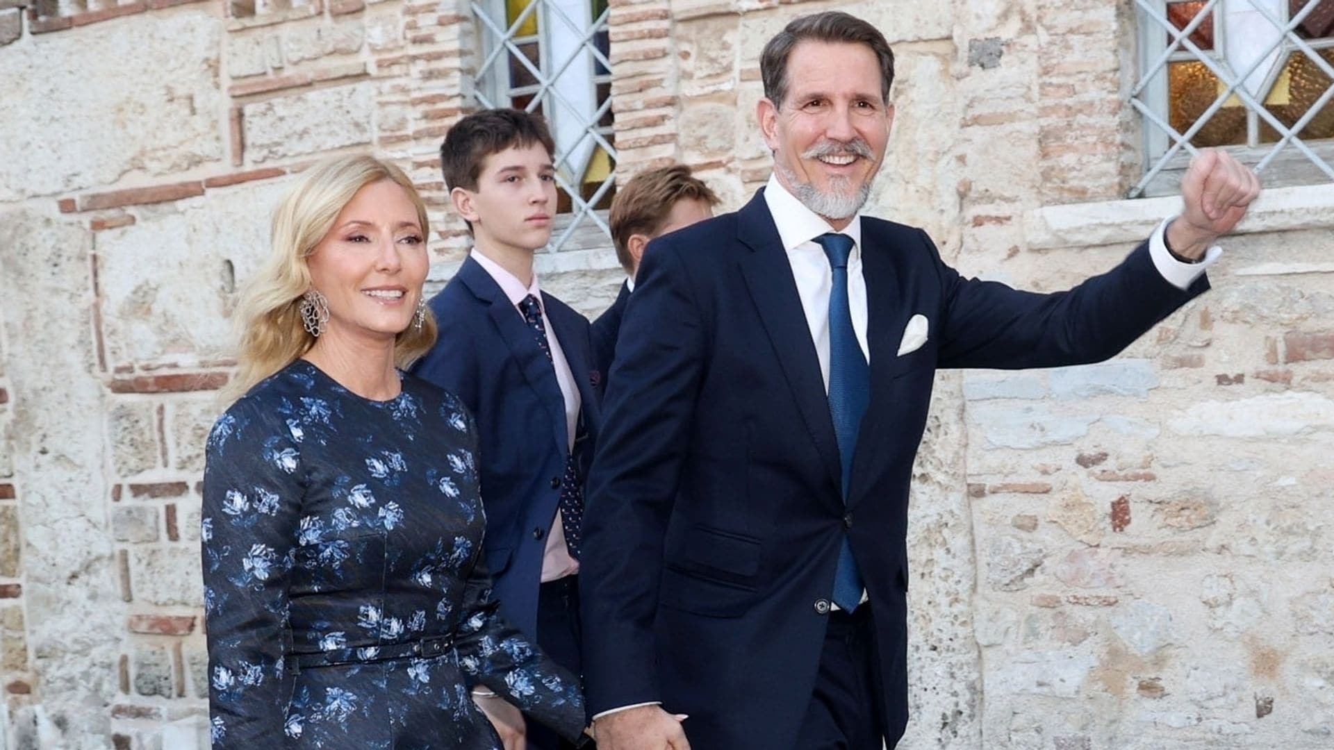 Los mejores looks de las invitadas a la boda de Nicolás de Grecia y Chrysi Vardinogiannis