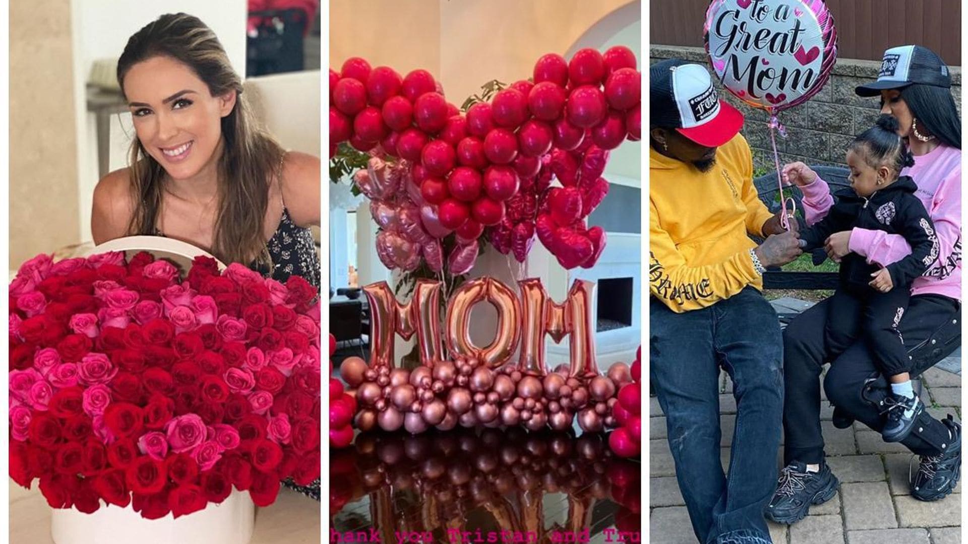 Flores, globos y bolsos de lujo… los regalos de las ‘celebs’ por el Día de las Madres