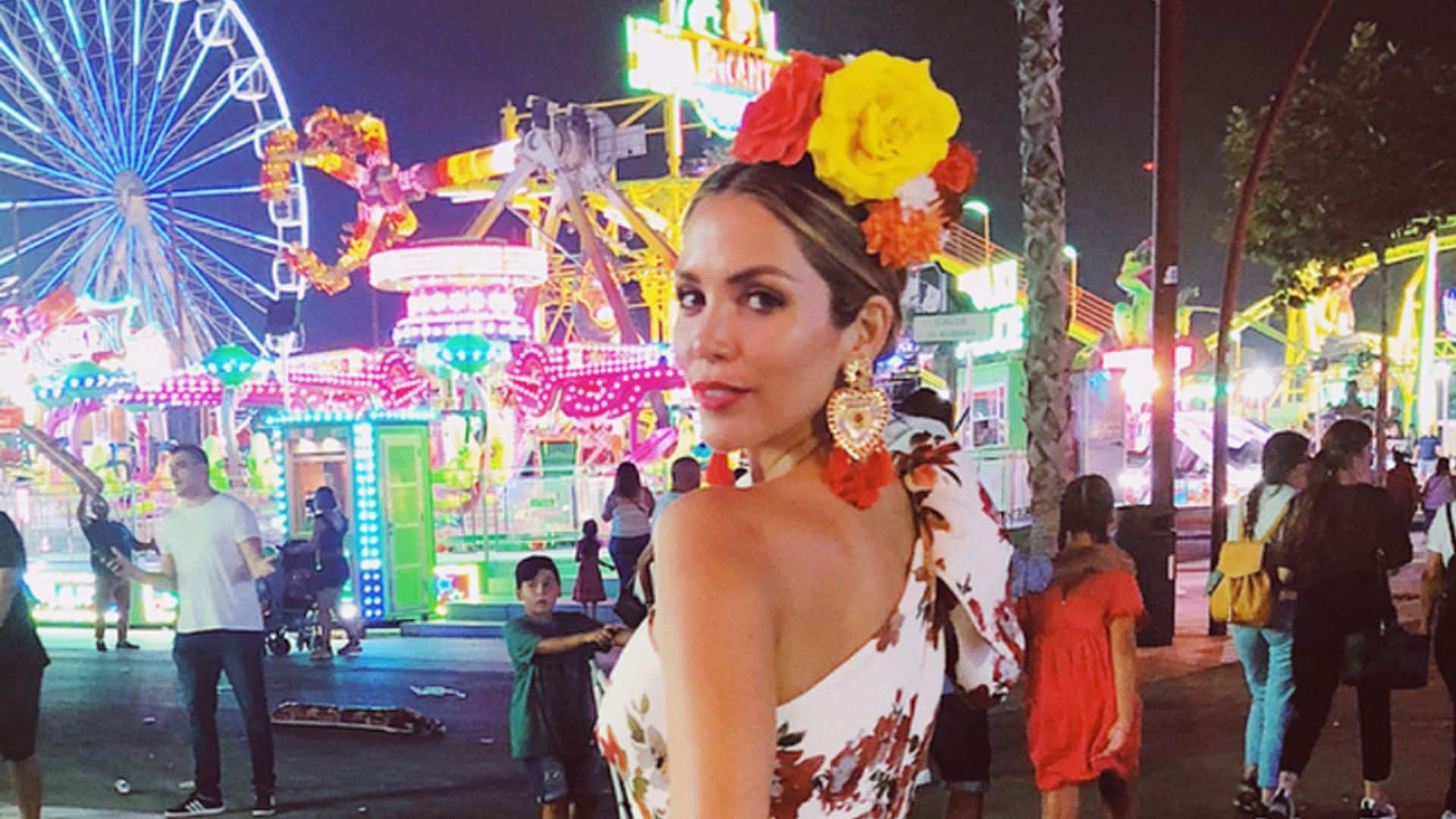 Rosanna Zanetti pasea con arte por la feria de Almeria sin David Bisbal