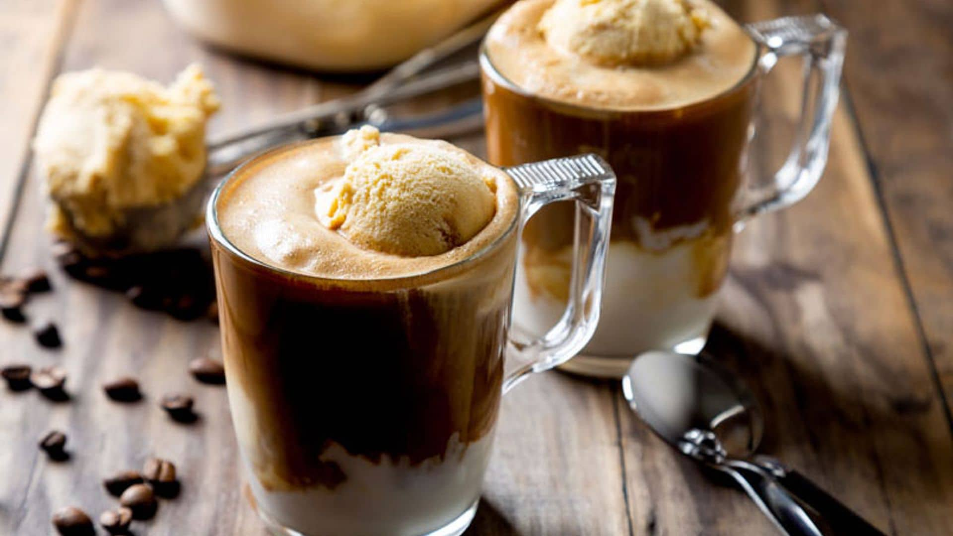 'Iced coffee' con helado de vainilla