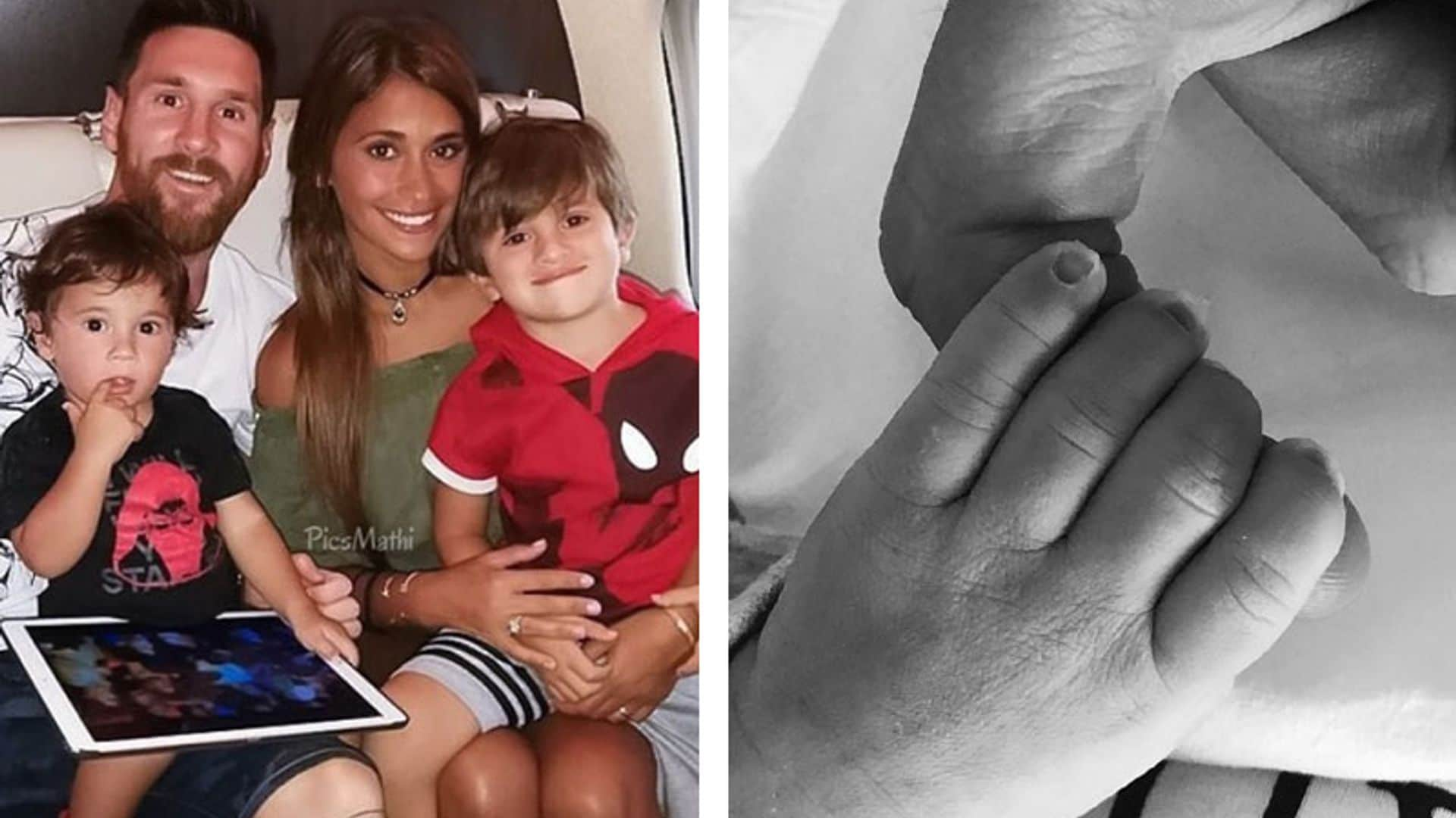 ¡Ya son familia numerosa! Leo Messi y Antonela Roccuzzo, padres por tercera vez