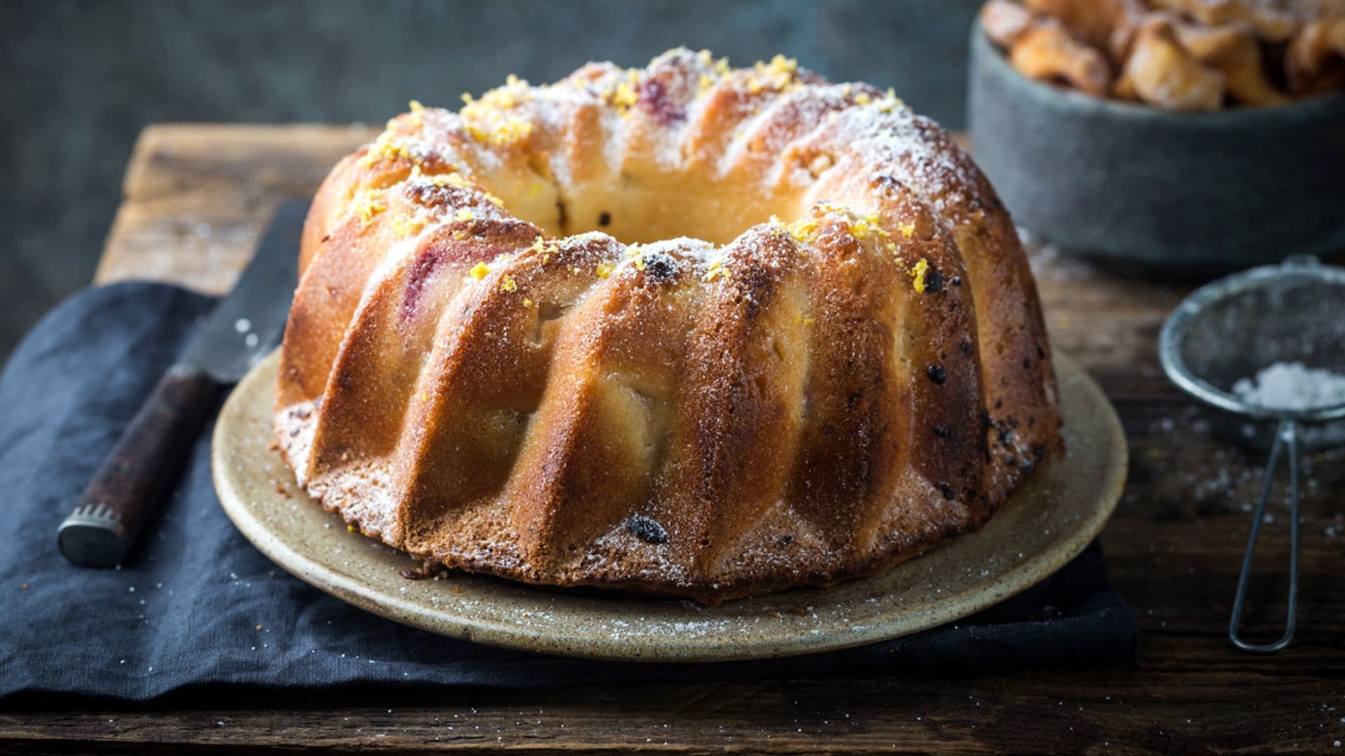 'Bundt cake' de frutos rojos