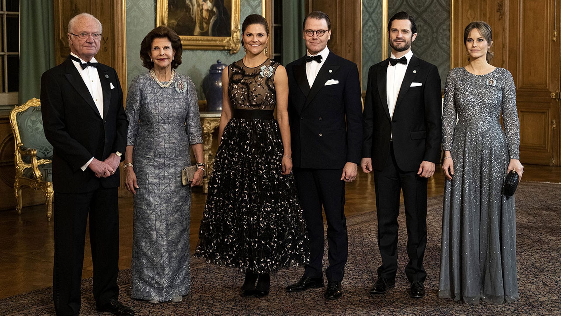 Una espectacular cena de gala da comienzo a las celebraciones por el Jubileo de Carlos Gustavo de Suecia