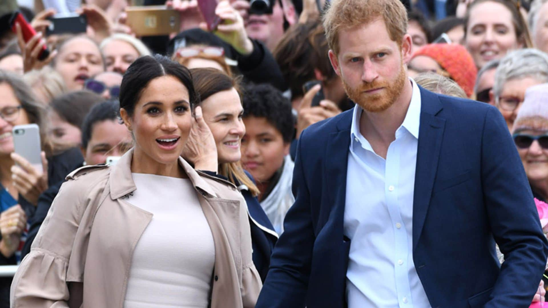 No te pierdas la reacción de Meghan al descubrir una cara conocida entre la multitud