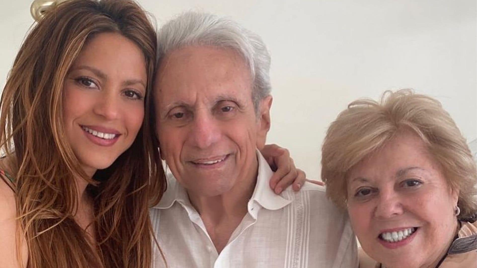 El emotivo mensaje de Shakira a su papá por sus 90 años