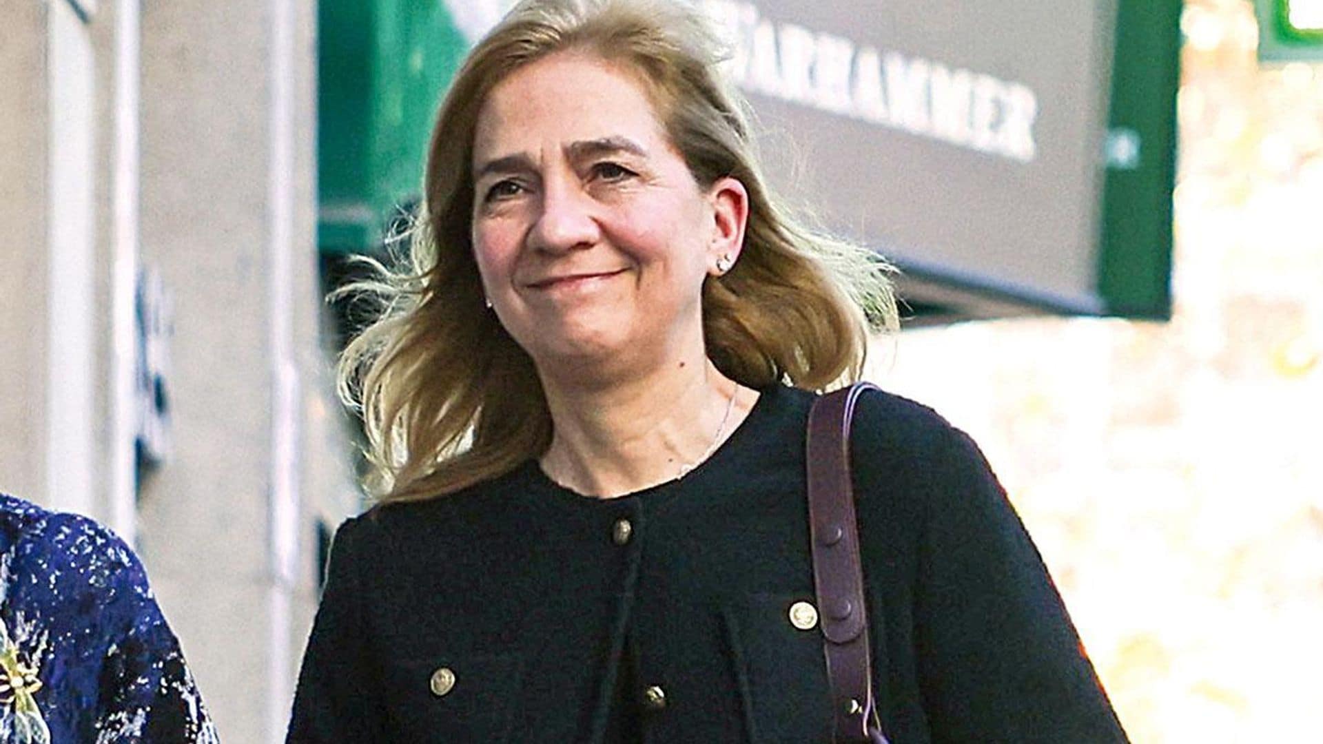 la infanta cristina en el cumple de la infanta elena