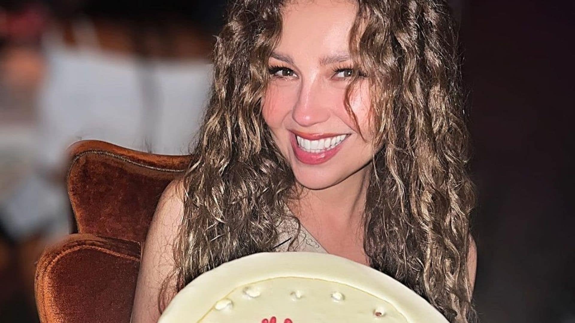 Thalía celebra su cumpleaños rodeada del amor de Tommy Mottola y su hijo Matthew