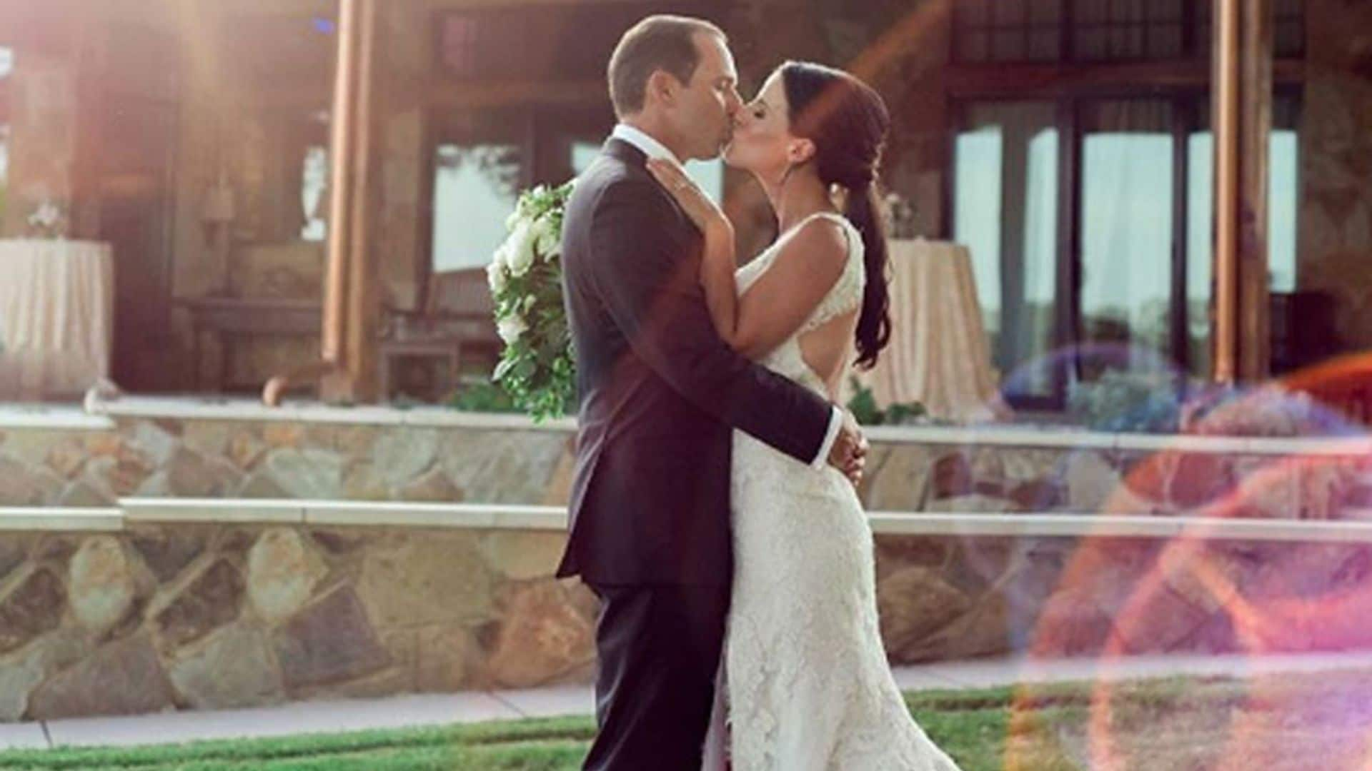 La boda a la americana del golfista Sergio García y la periodista Angela Akins