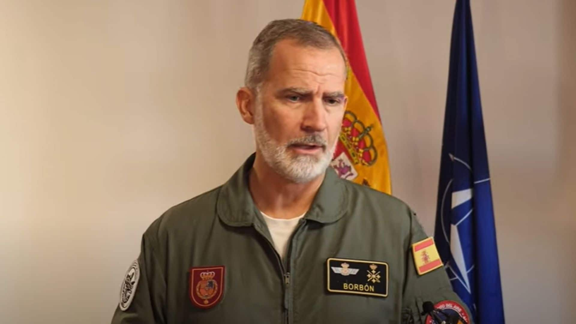 Felipe VI comparece ante la tragedia provocada por el temporal en nuestro país