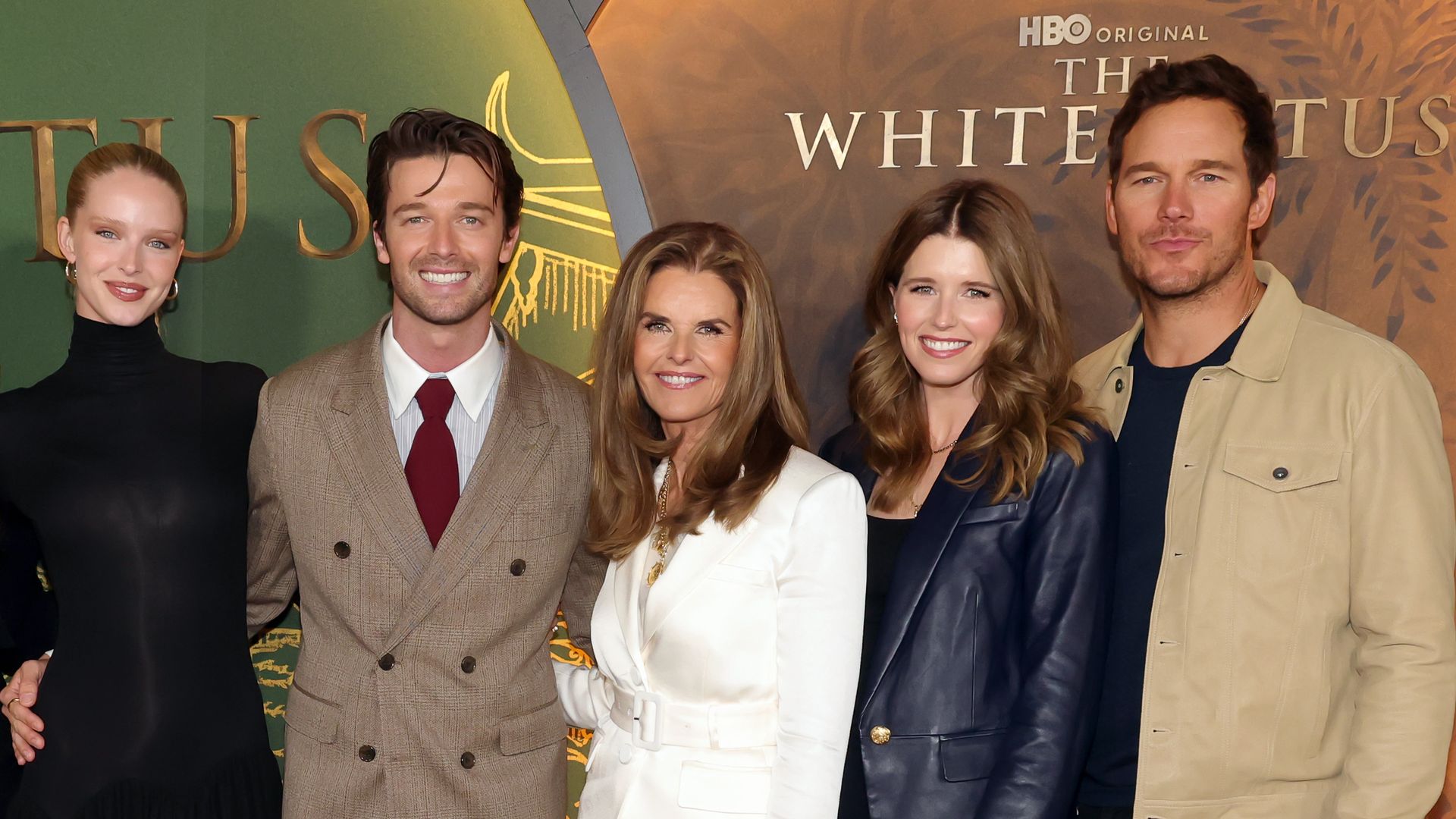 Patrick Schwarzenegger reúne a sus padres divorciados en su debut en 'The White Lotus'