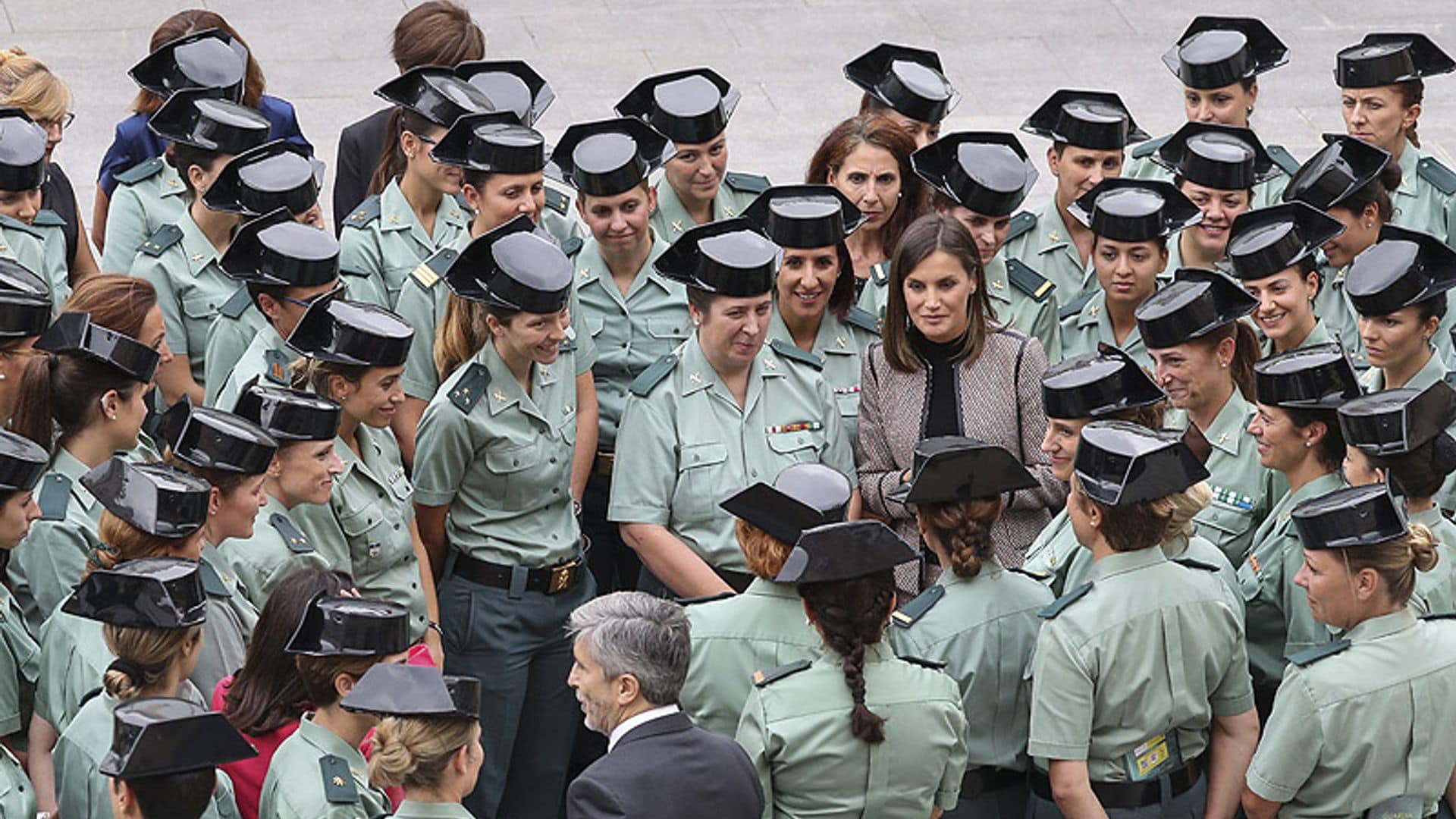 La petición de la reina Letizia a las mujeres de la Guardia Civil