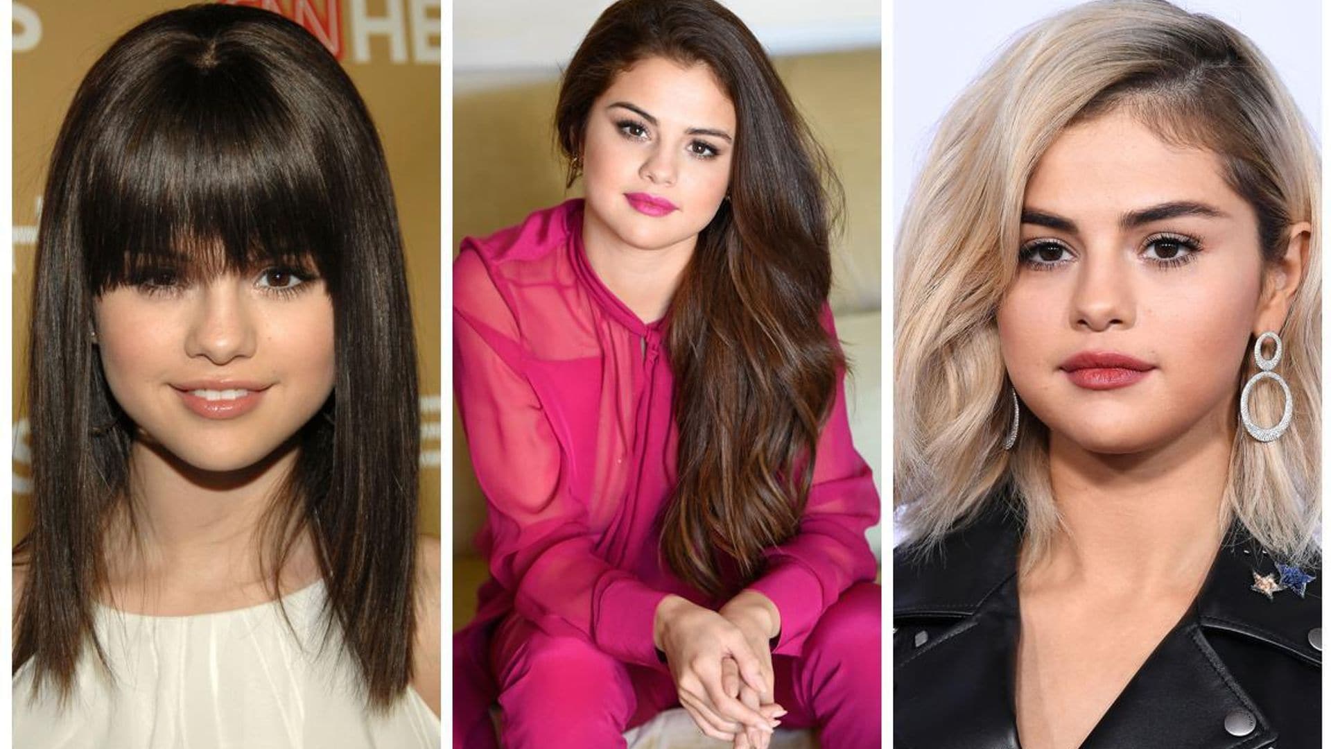 ¡Viaje en el tiempo! Selena Gomez y los 12 ‘hairstyle’ más inolvidables