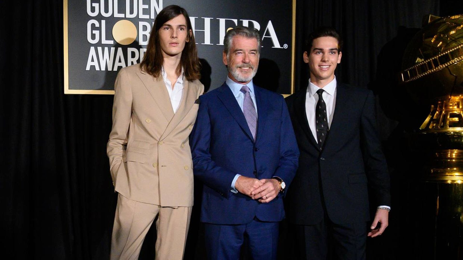 Así son los hijos de Pierce Brosnan que ejercerán de embajadores de los Globos de Oro