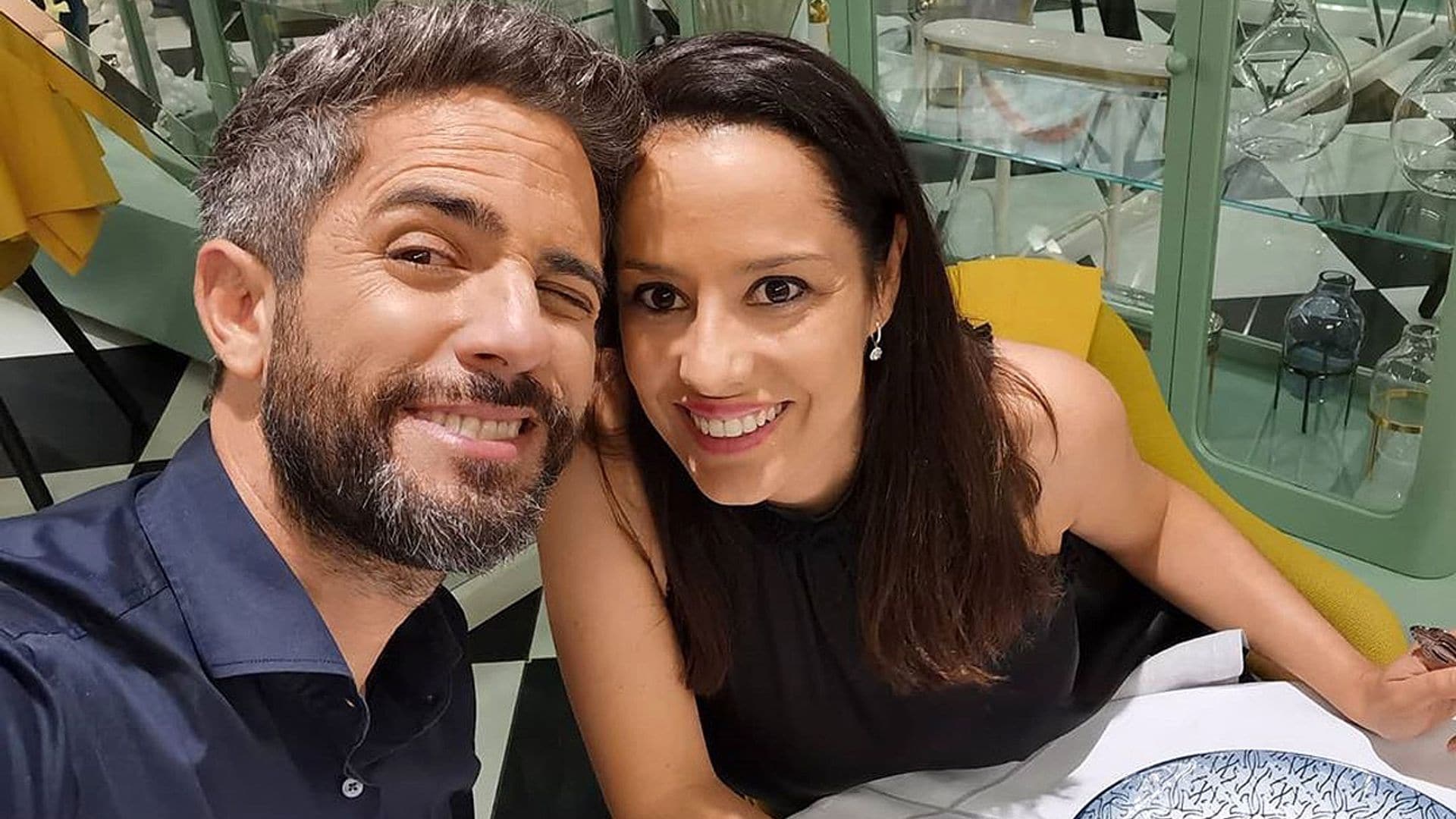 Roberto Leal, romántica cena de aniversario con su mujer tras superar el Covid-19