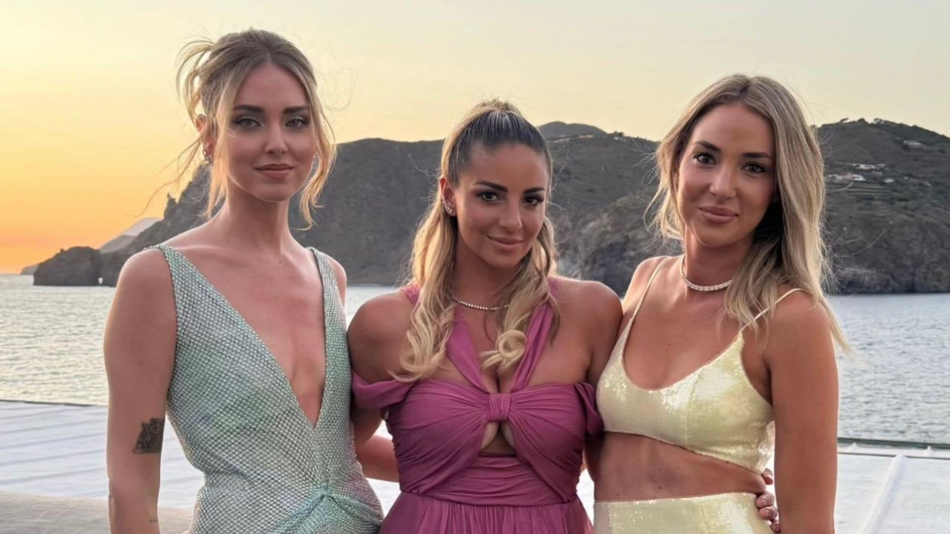 Alice Campello y Chiara Ferragni, las invitadas más sofisticadas en la boda de una amiga con looks ‘brilli brilli’