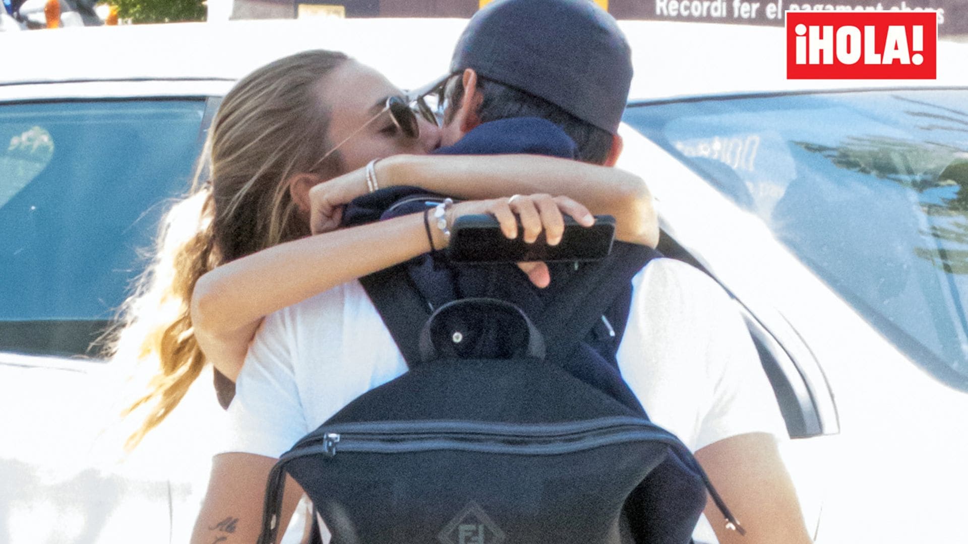 Alice Campello y Álvaro Morata se comen a besos en su reencuentro en Ibiza tras el robo en su hogar