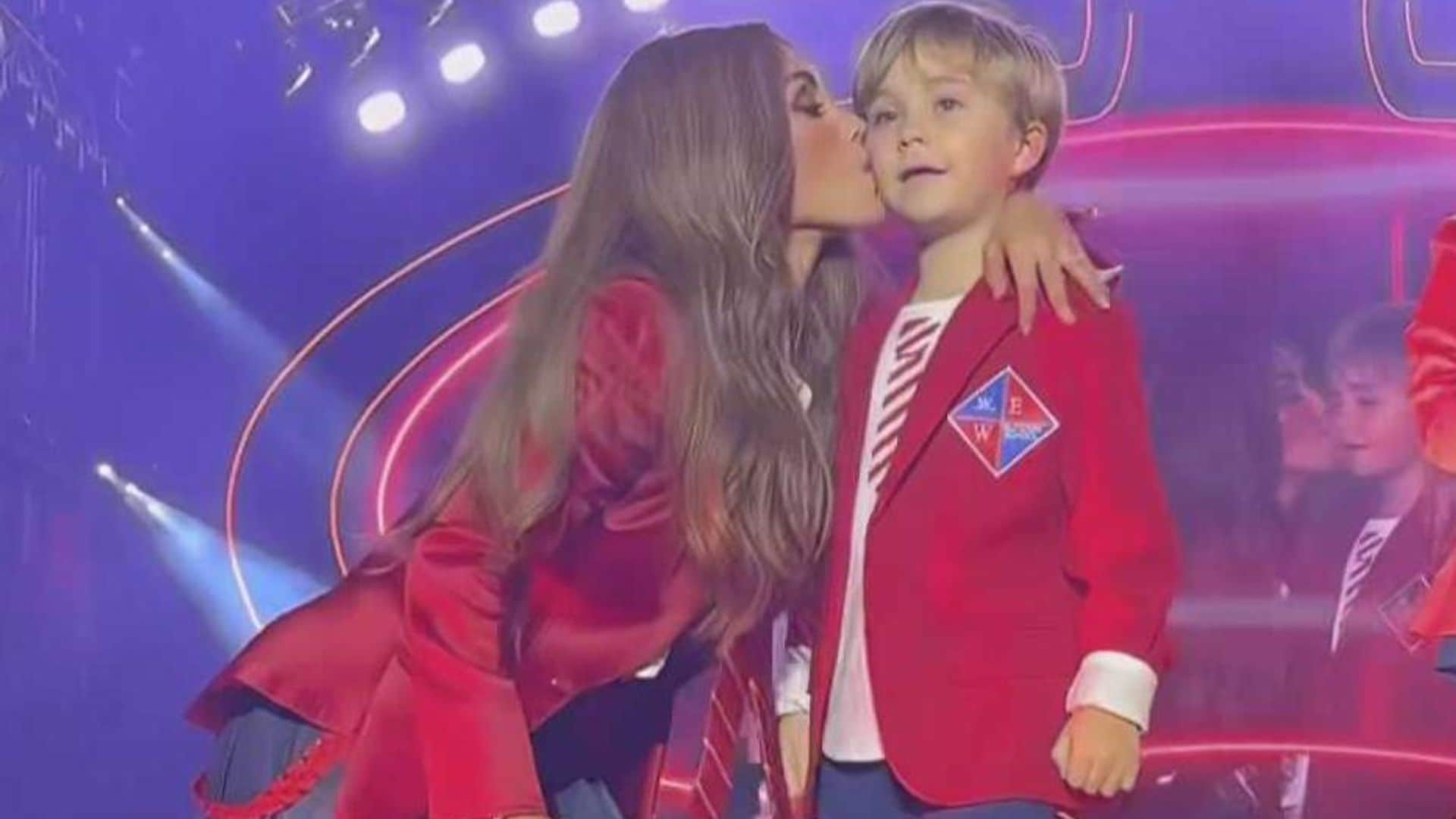 ‘Manu’, el hijo mayor de Anahí, conquista el escenario con sus pasos de baile