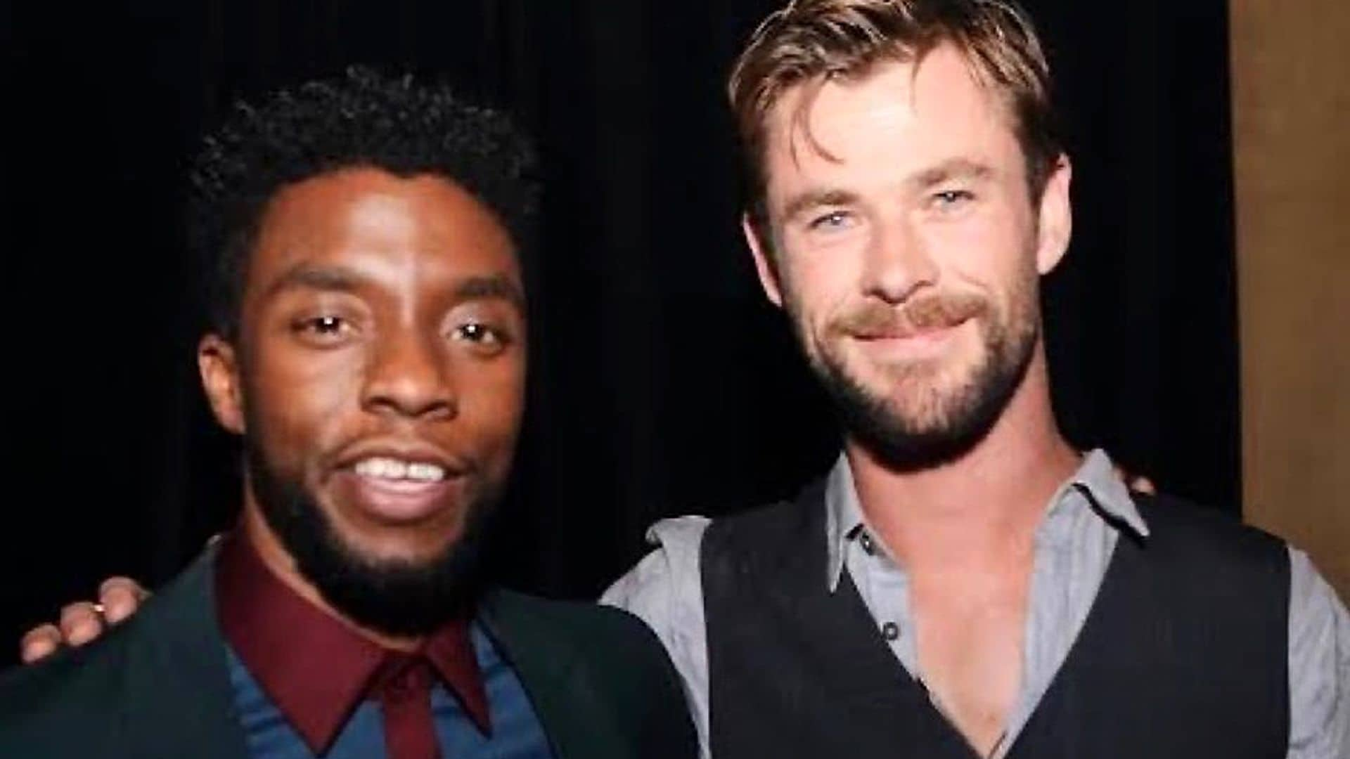 Chris Hemsworth, Brie Larson, Sharon Stone y otras estrellas despiden a Chadwick Boseman