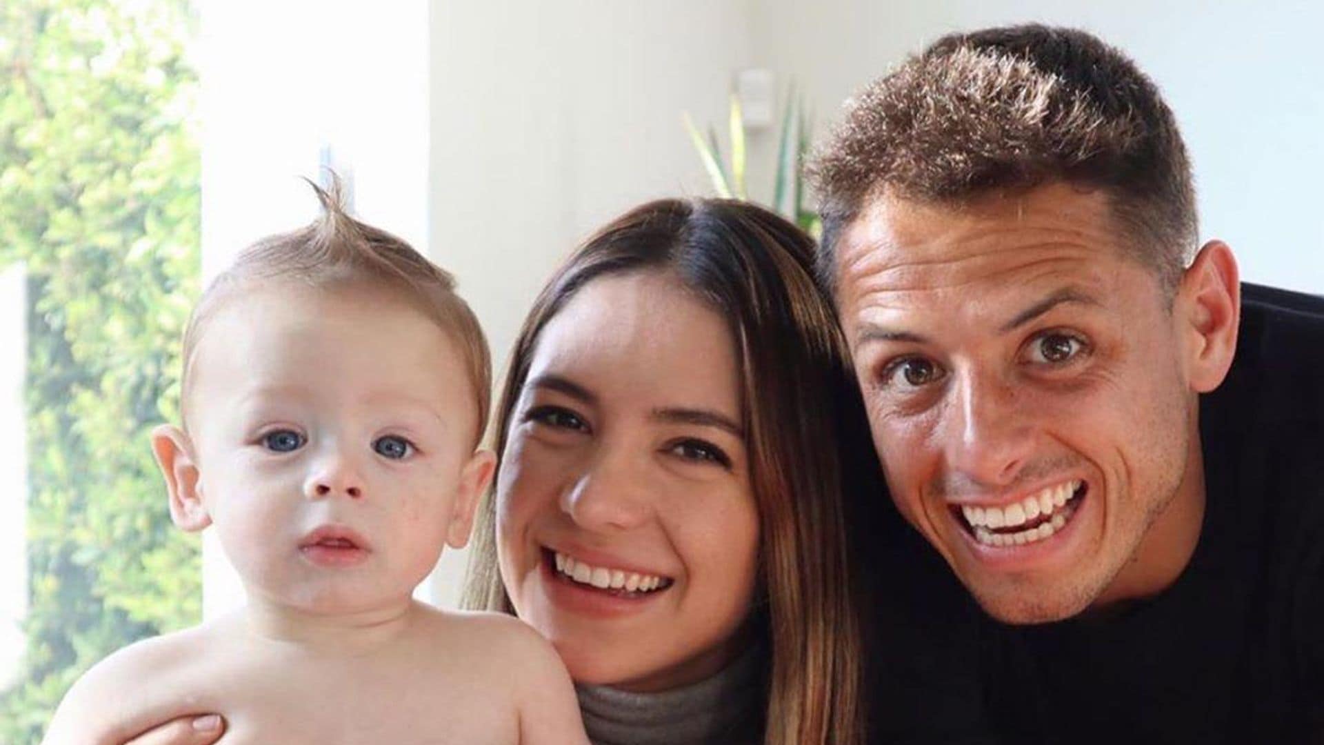 Noah, el bebé de ‘Chicharito’ Hernández, cumplió 9 meses y su esposa lo celebró por todo lo alto