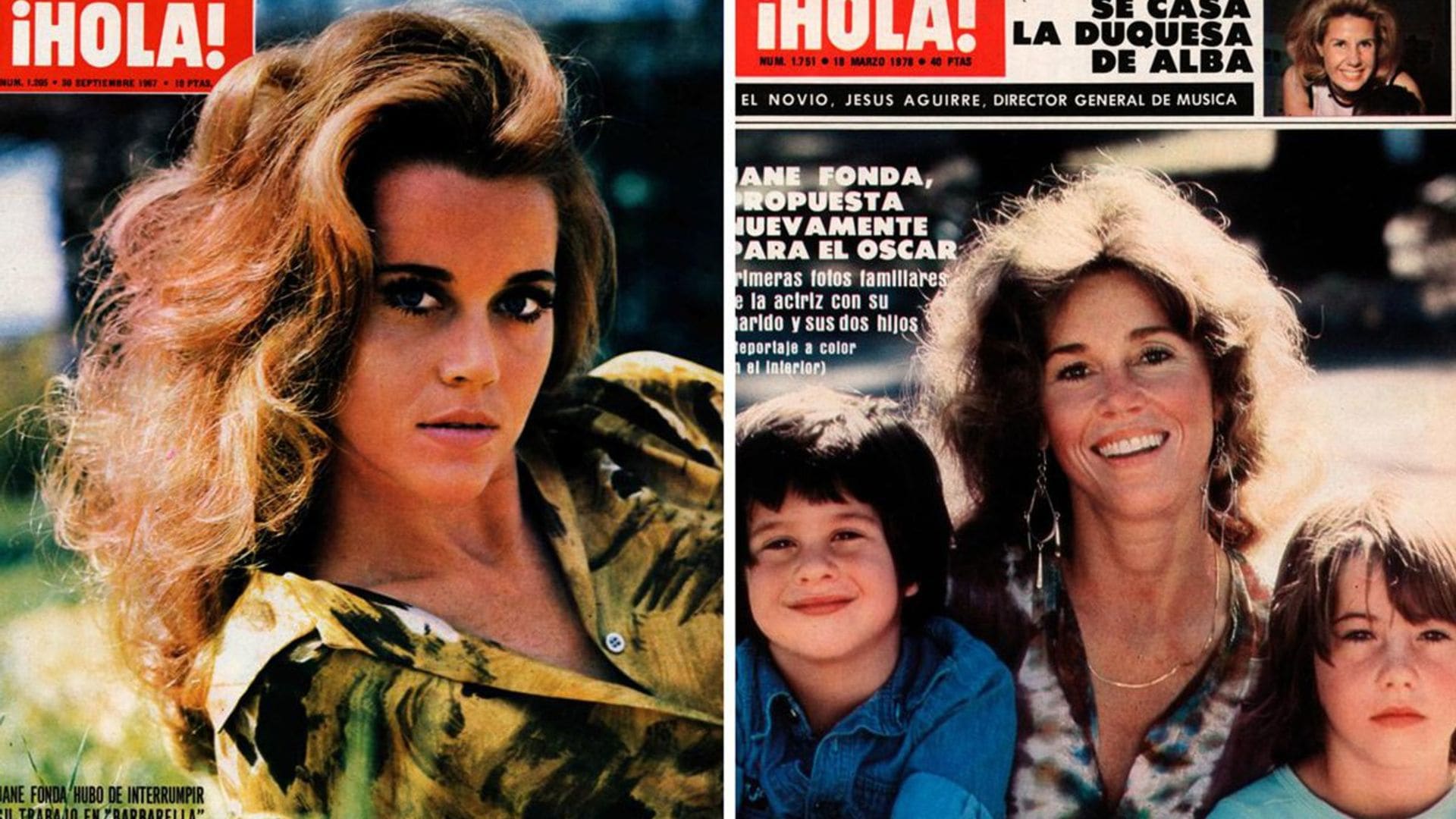 Los amores de película de Jane Fonda: así habló con ¡HOLA! de sus tres divorcios