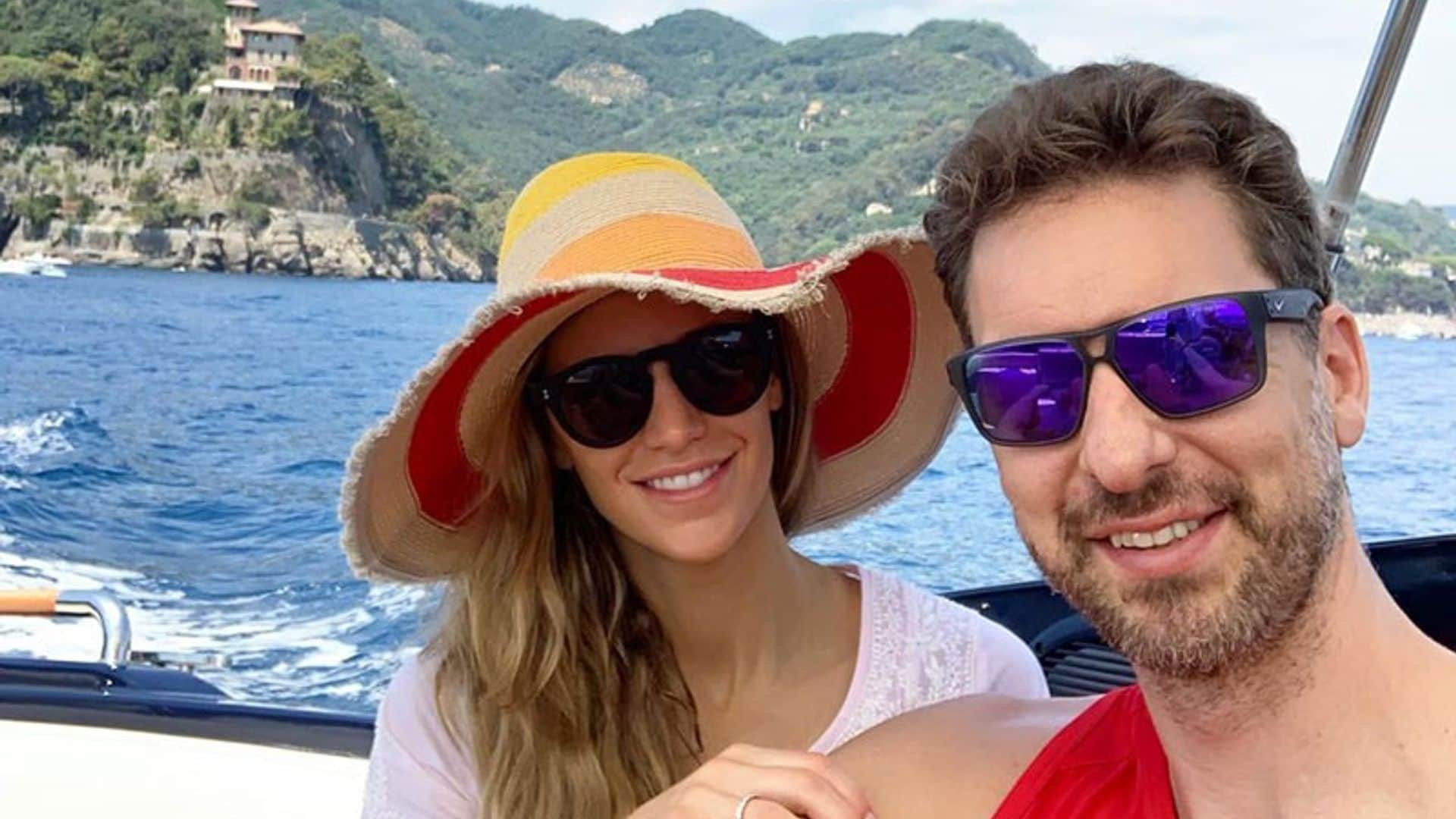 Pau Gasol y Cat McDonnell disfrutan de una idílica luna de miel