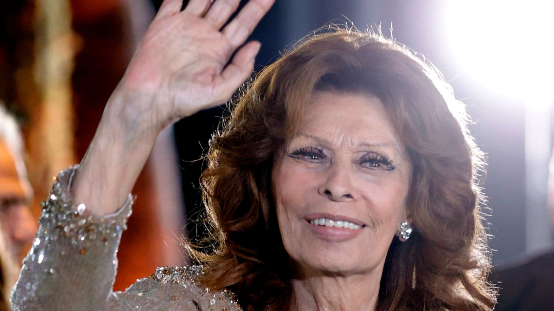 Las imágenes de Sophia Loren, espectacular a los 87 años