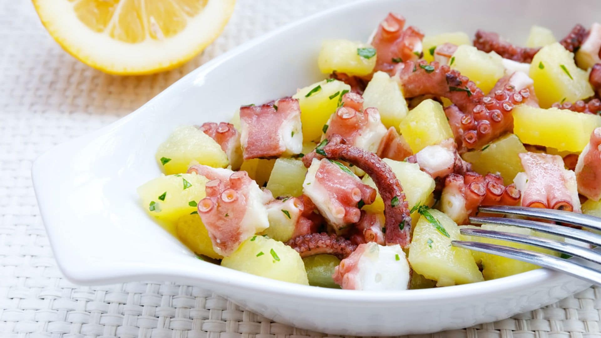 Ensalada de patata y pulpo