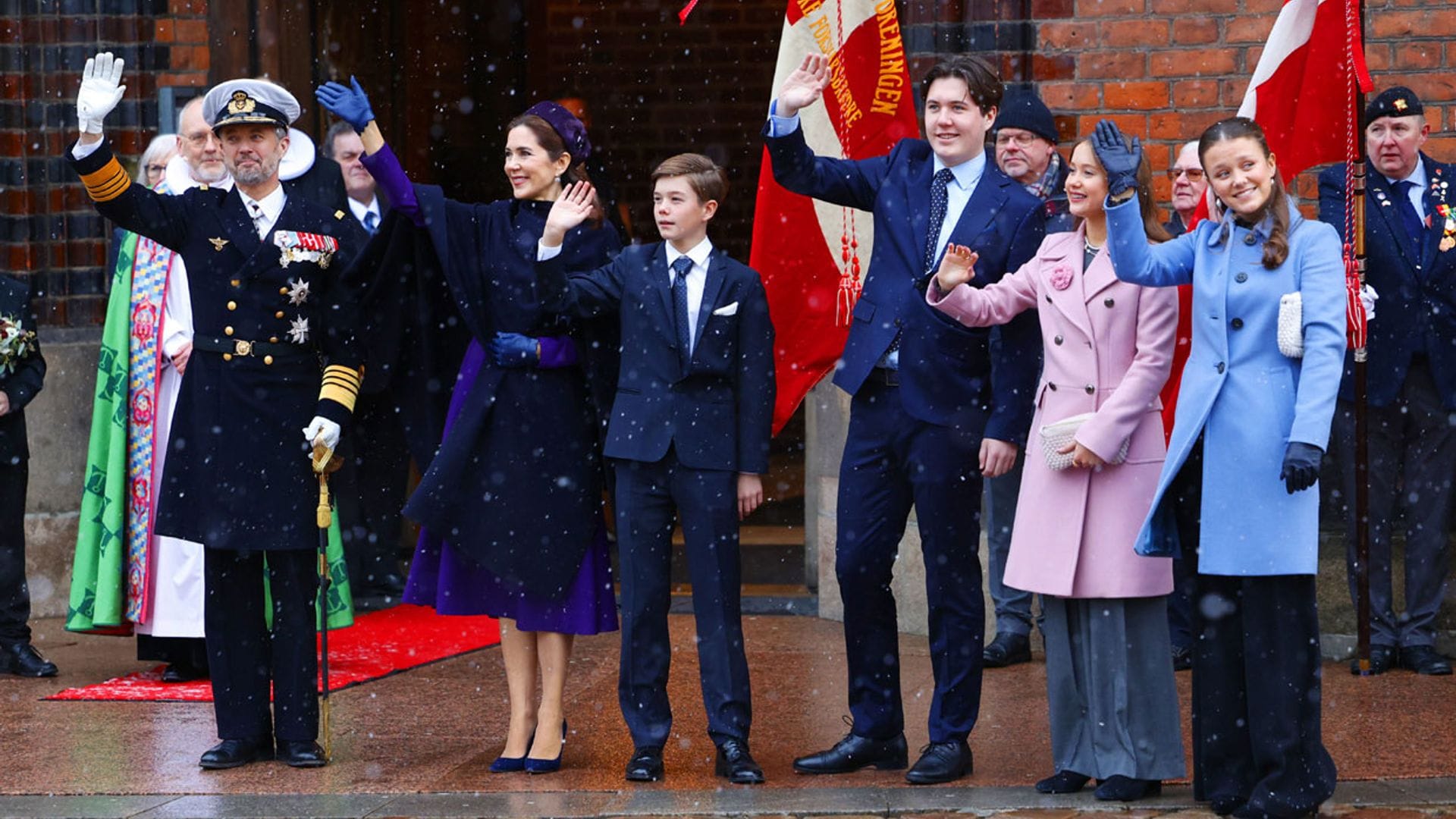 Federico y Mary de Dinamarca ponen el broche de oro a su proclamación con un servicio religioso en la catedral de Aarhus