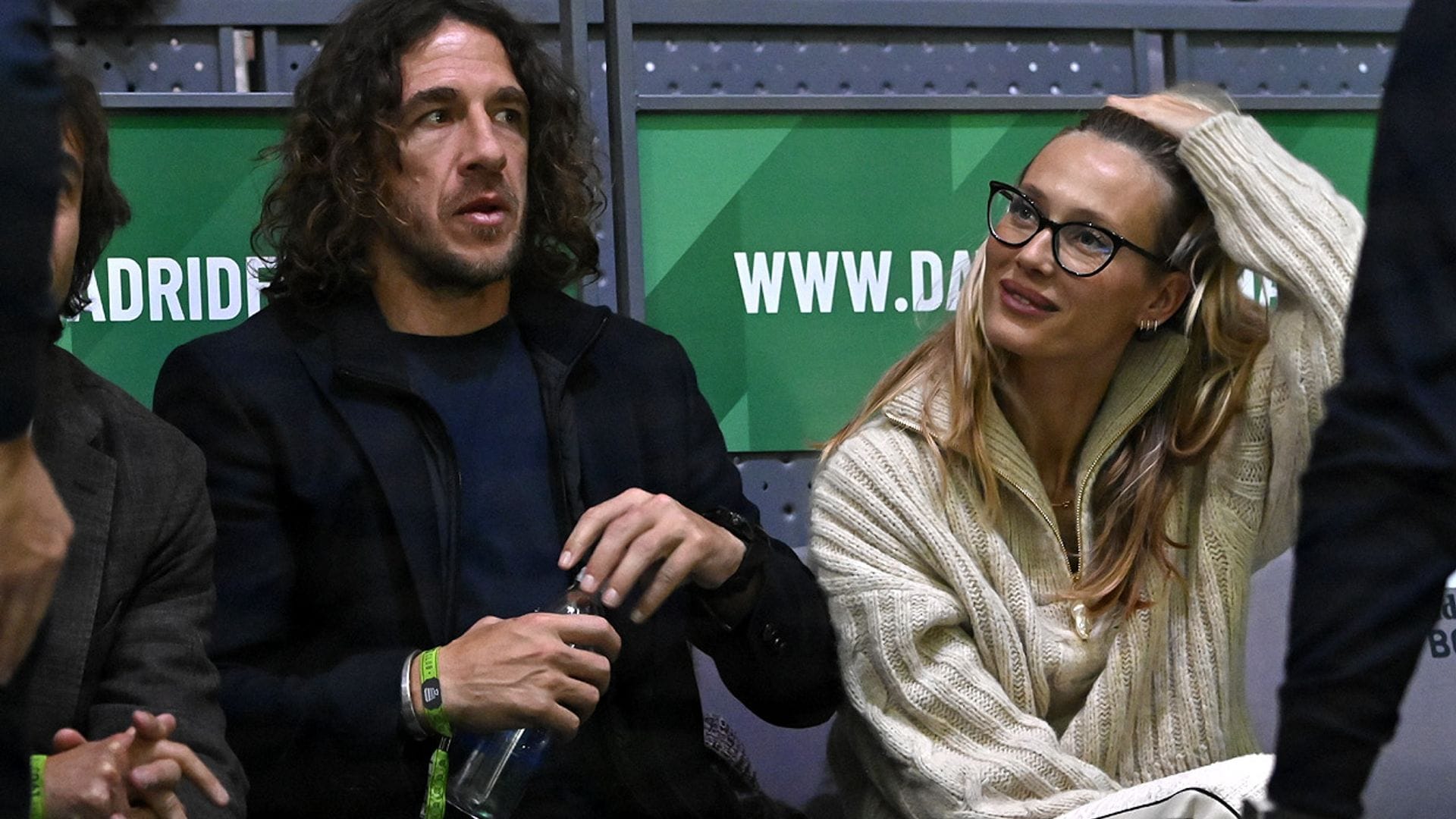 Carles Puyol y Vanesa Lorenzo, Helen Lindes y Rudy Fernández... tarde de parejas en la Copa Davis