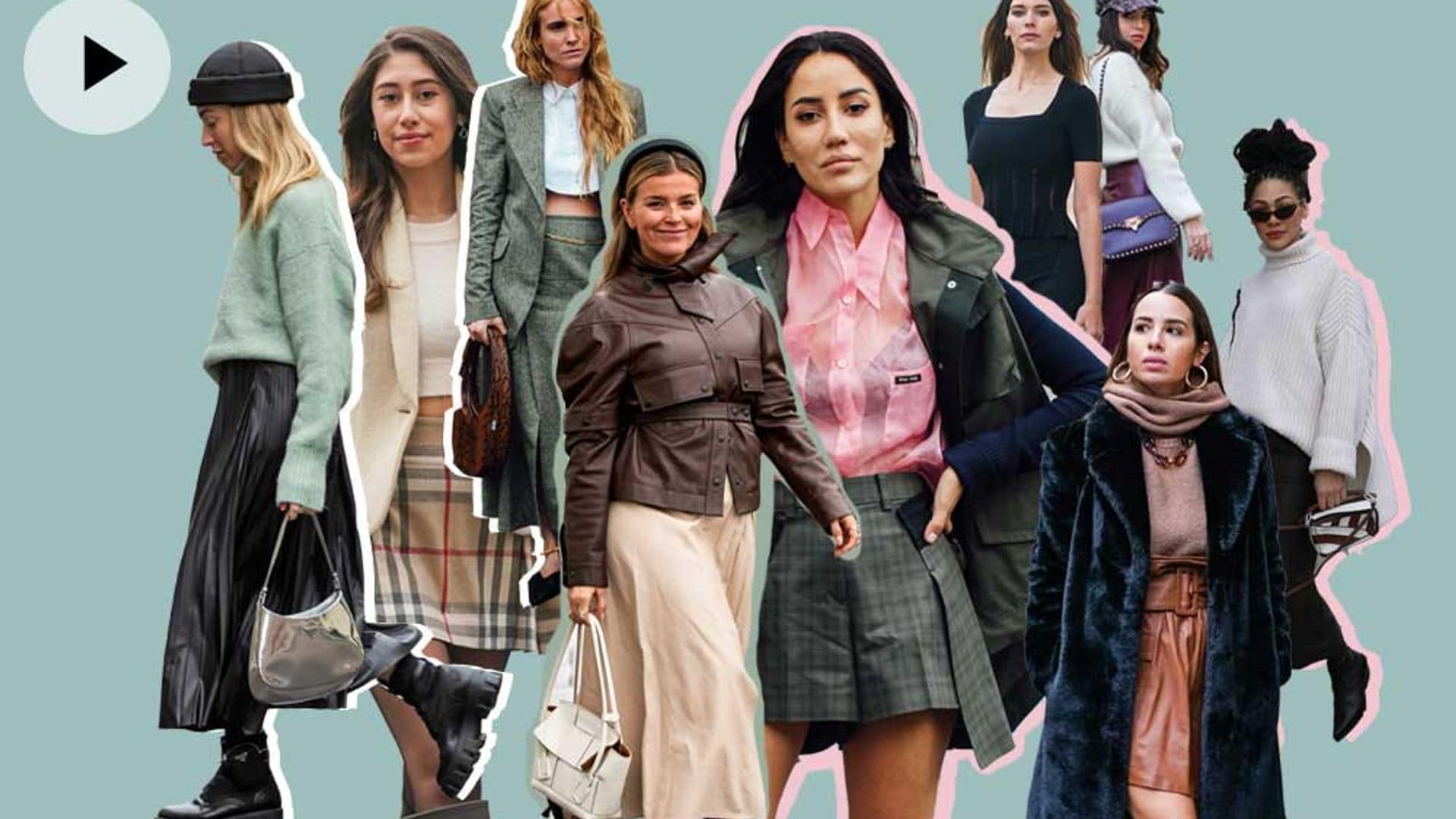 Con básicos o prendas de tendencias: las faldas de invierno más fáciles de combinar