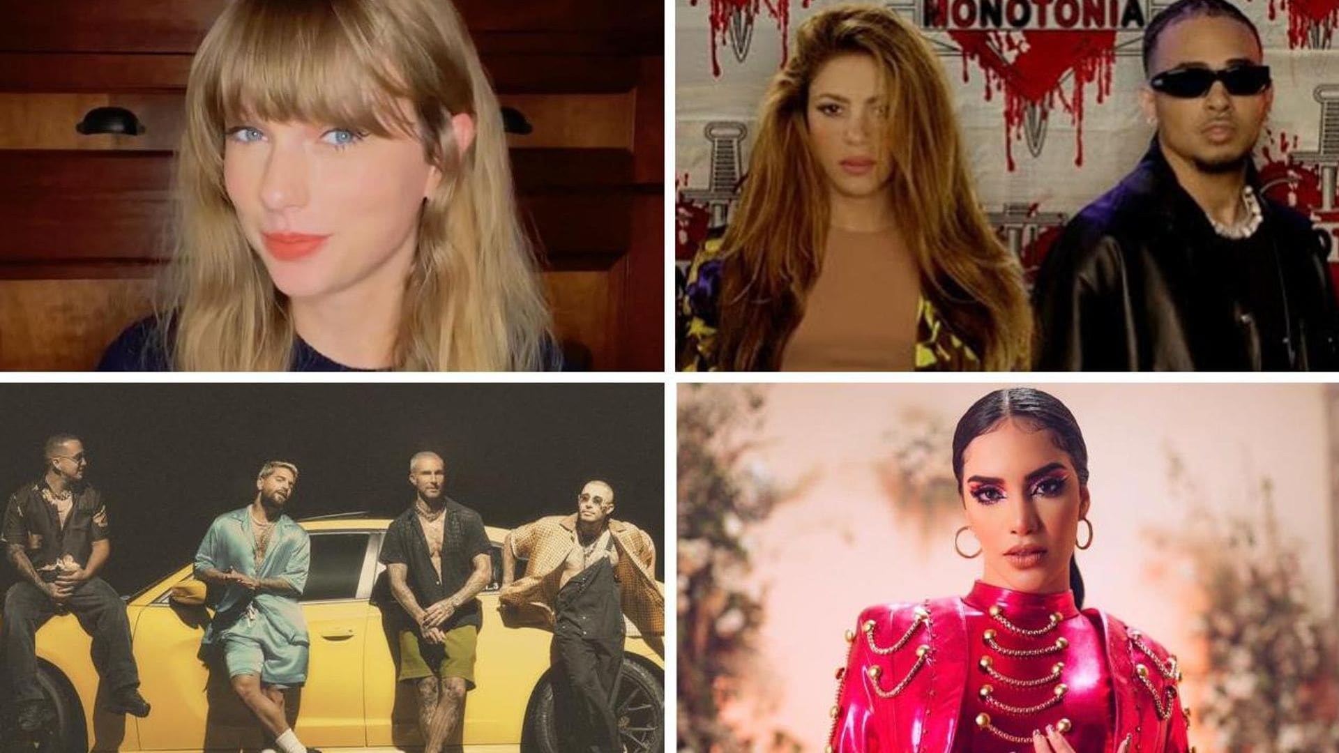 Taylor Swift lanza ‘Midnights’; Shakira, ‘Monotonía’; Maluma y Adam Levine estrenan ‘Ojalá’; y Kim Loaiza, ‘Devoto’