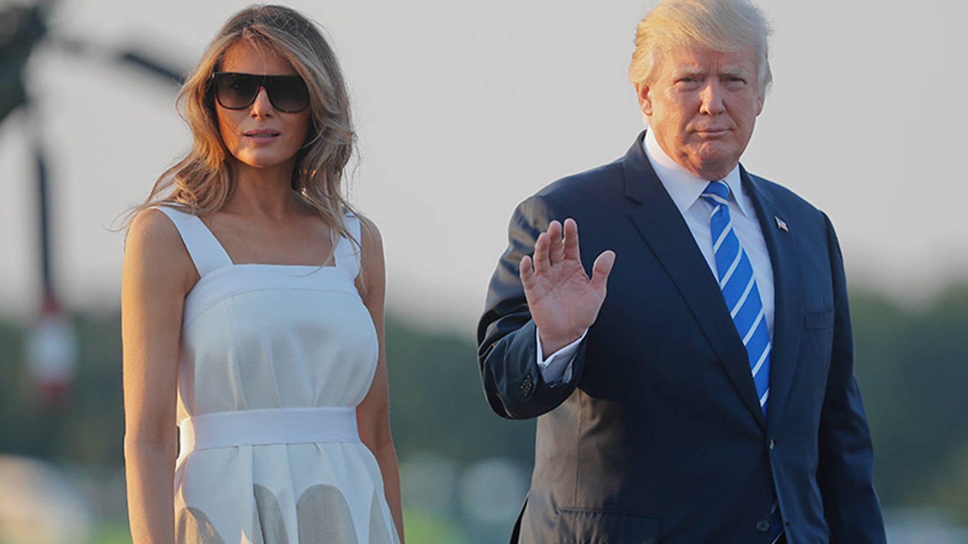 Melania Trump confirma su idilio con la moda española