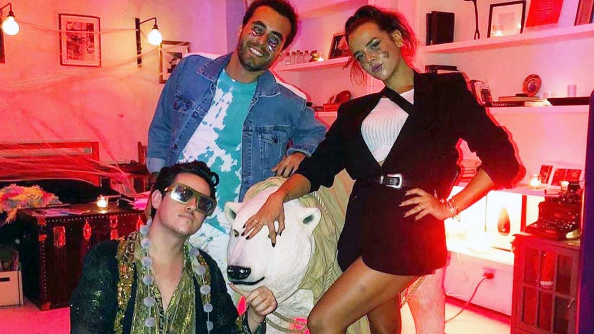 En Nueva York y ¡con un oso polar!, la divertida fiesta de Pauline Ducruet