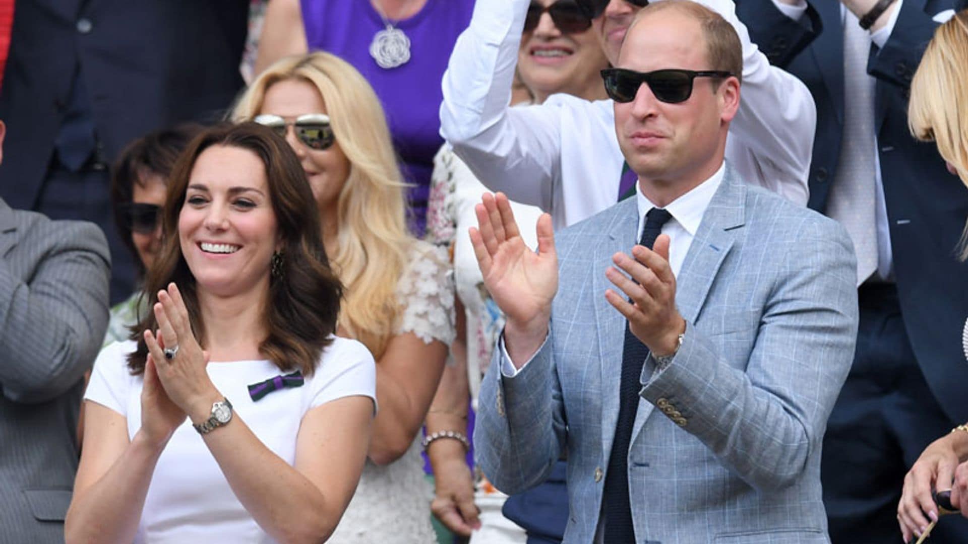 Los duques de Cambridge, Hugh Grant y Bradley Cooper no se perdieron la octava victoria de Federer en Wimbledon